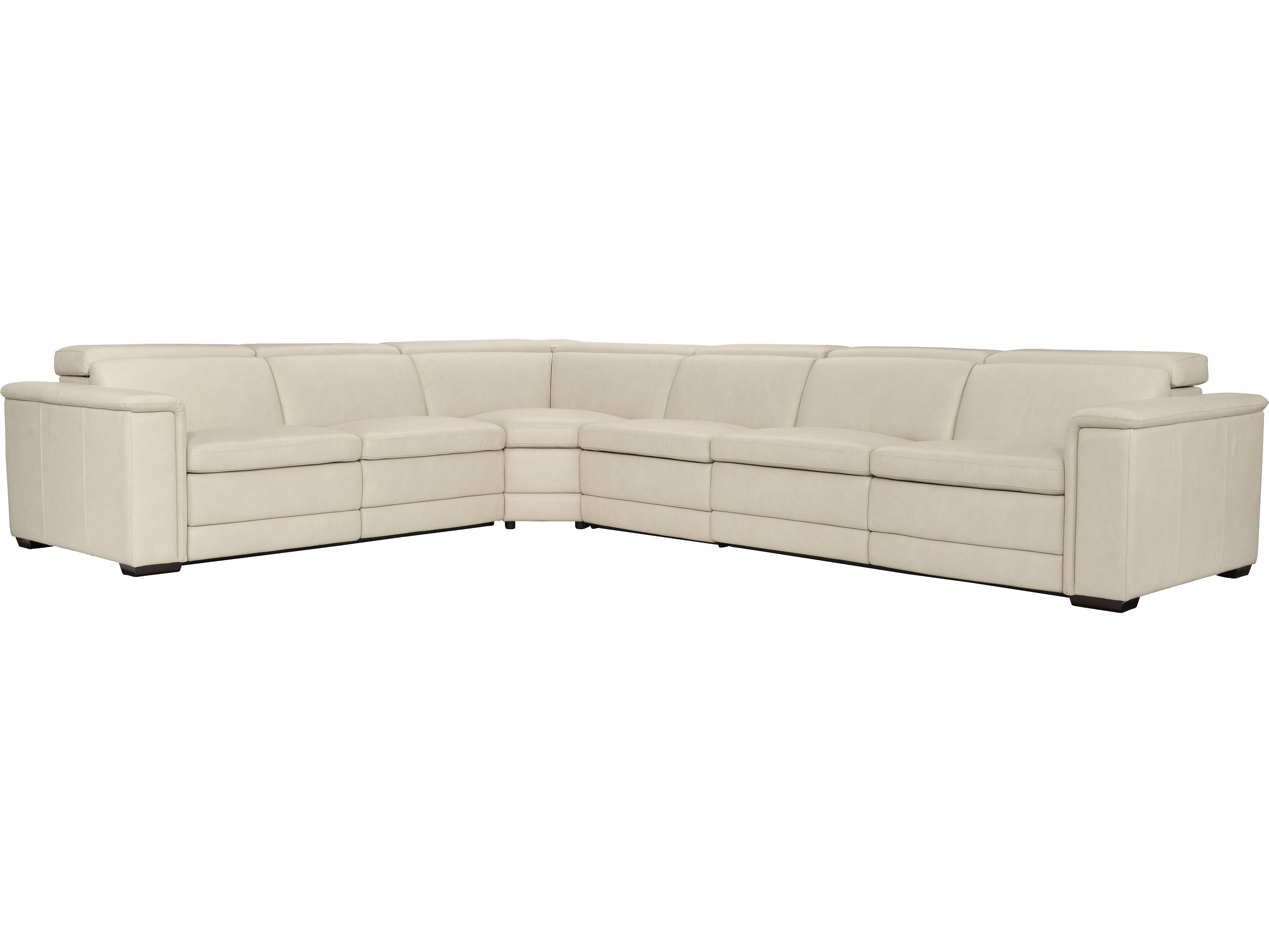 Bernhardt Lioni Leather Sectional Sofa