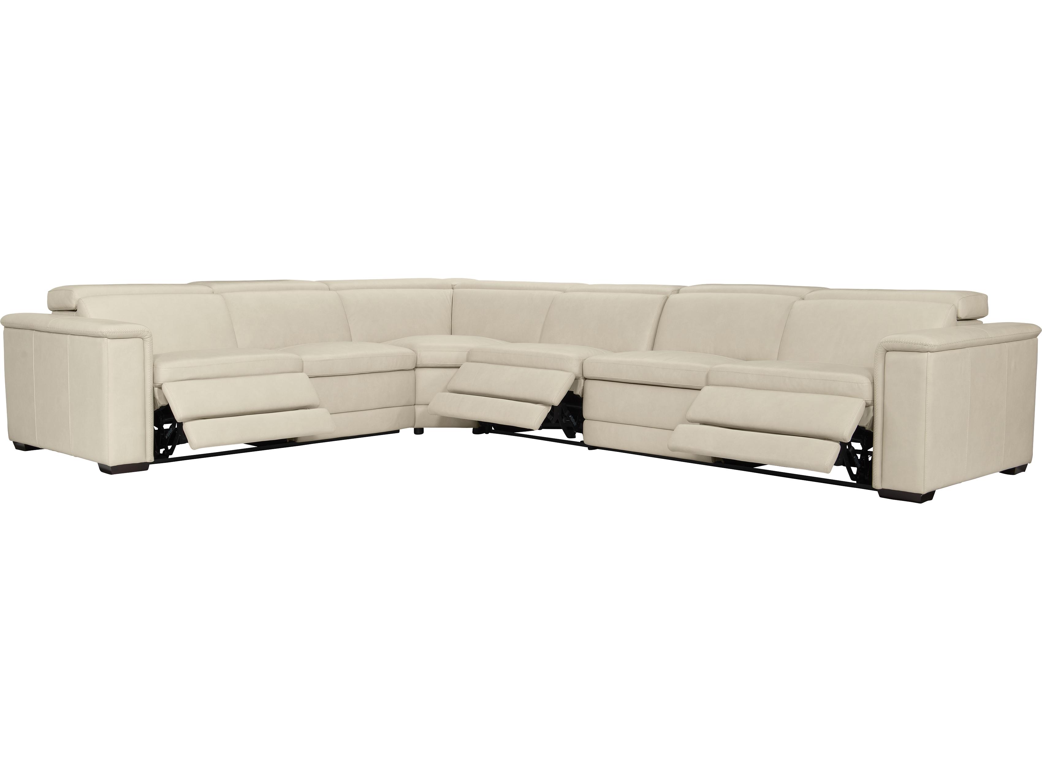 Bernhardt Lioni Leather Sectional Sofa
