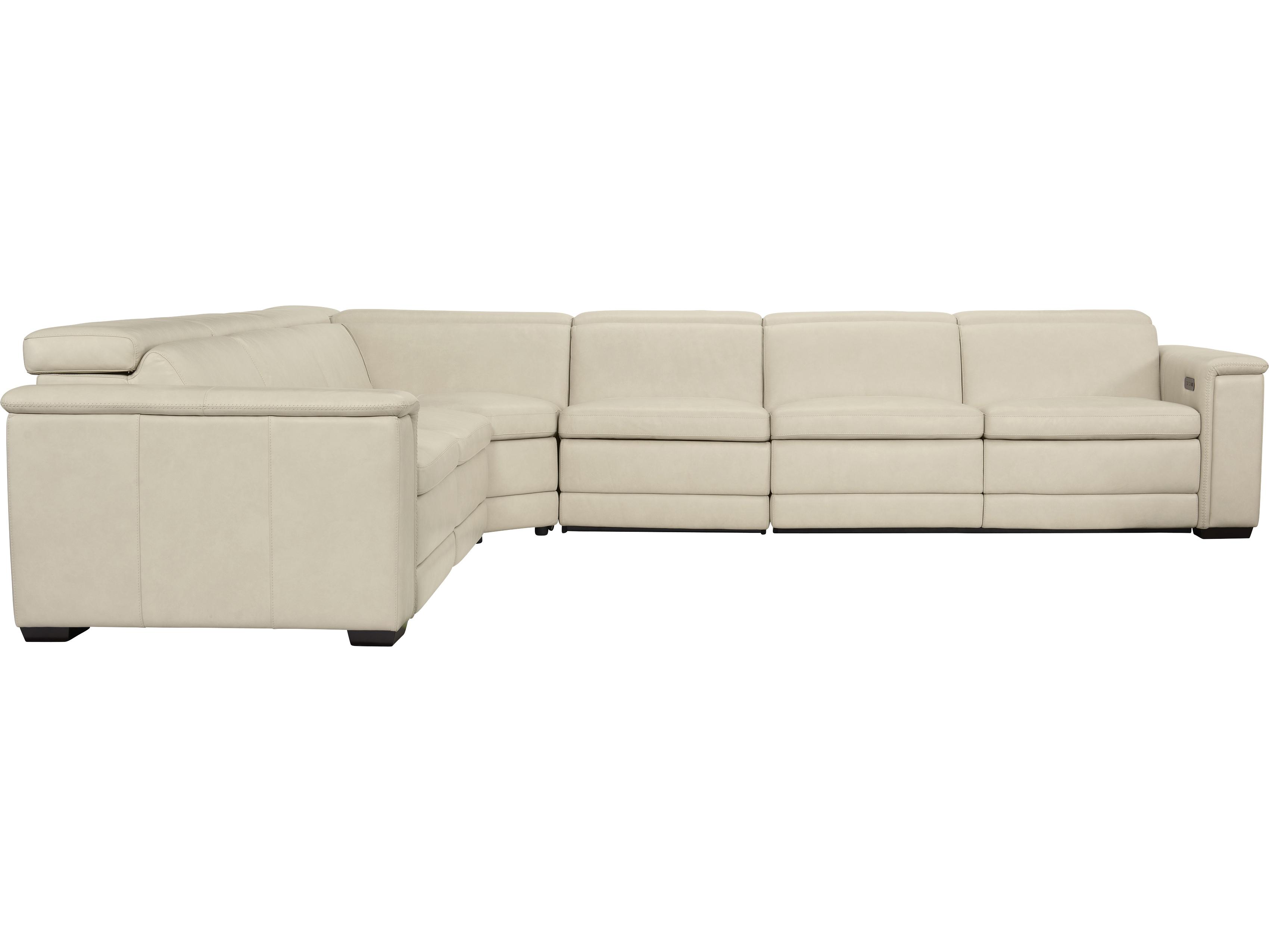 Bernhardt Lioni Leather Sectional Sofa