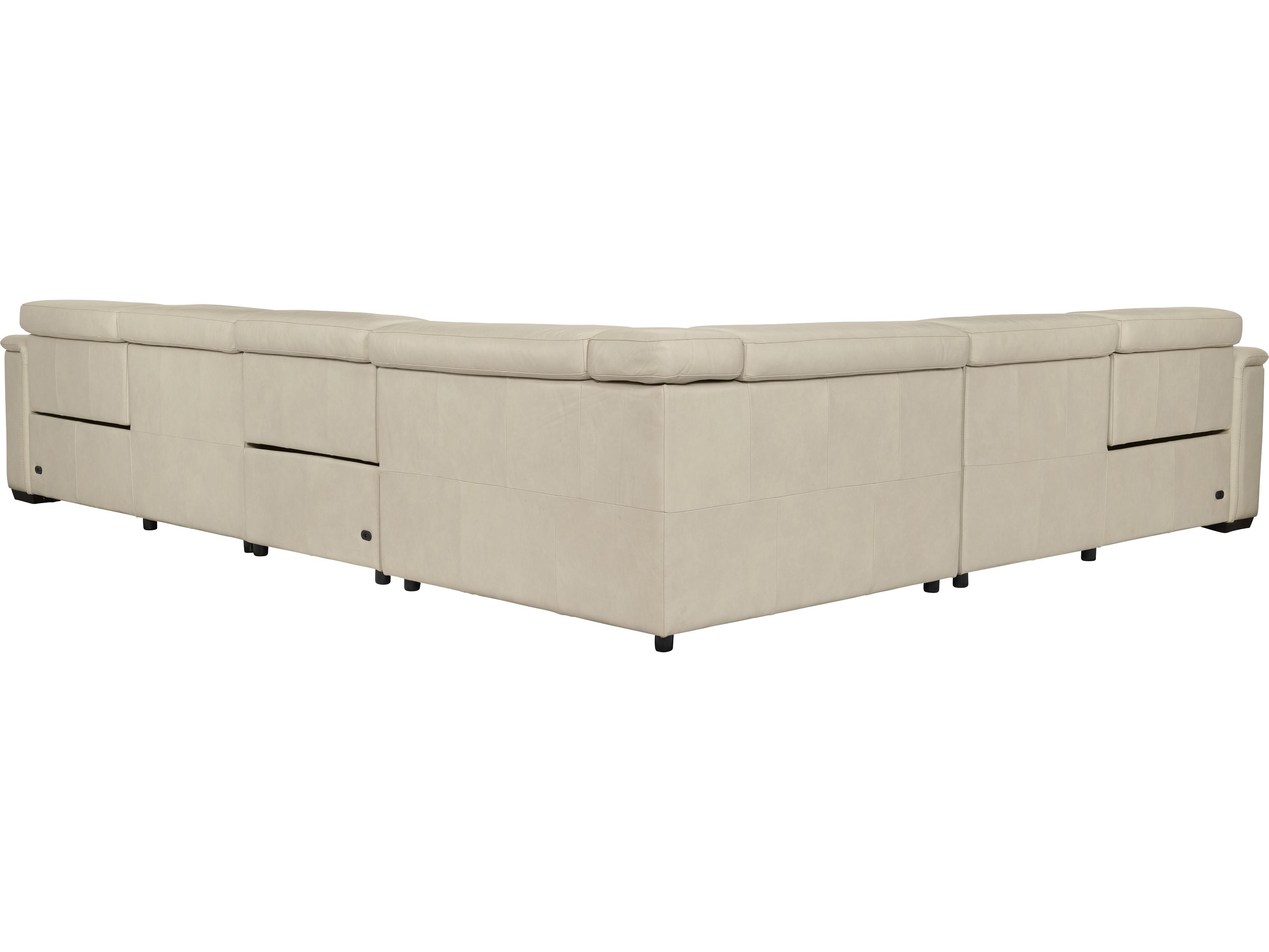 Bernhardt Lioni Leather Sectional Sofa