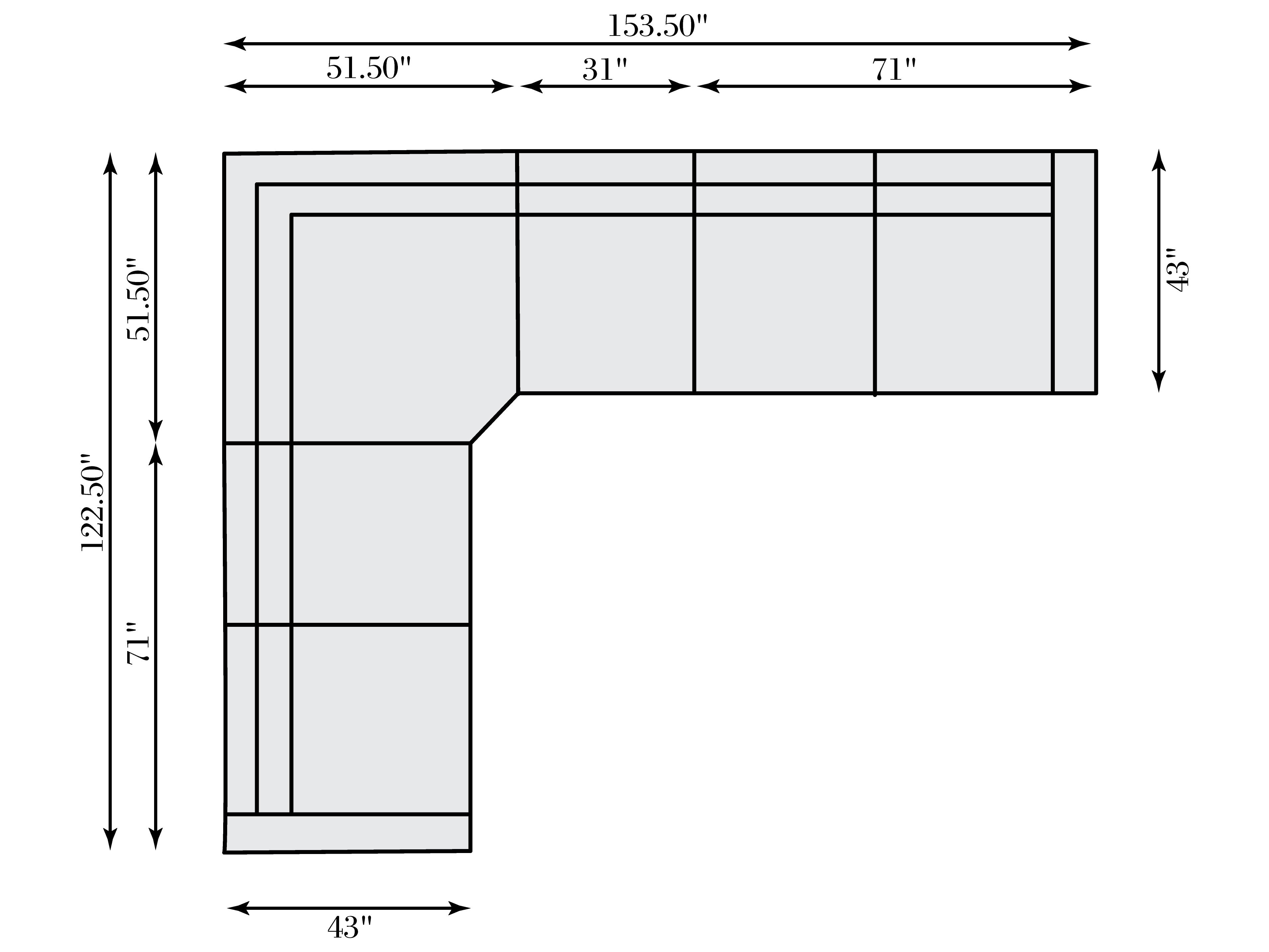 Bernhardt Lioni Leather Sectional Sofa