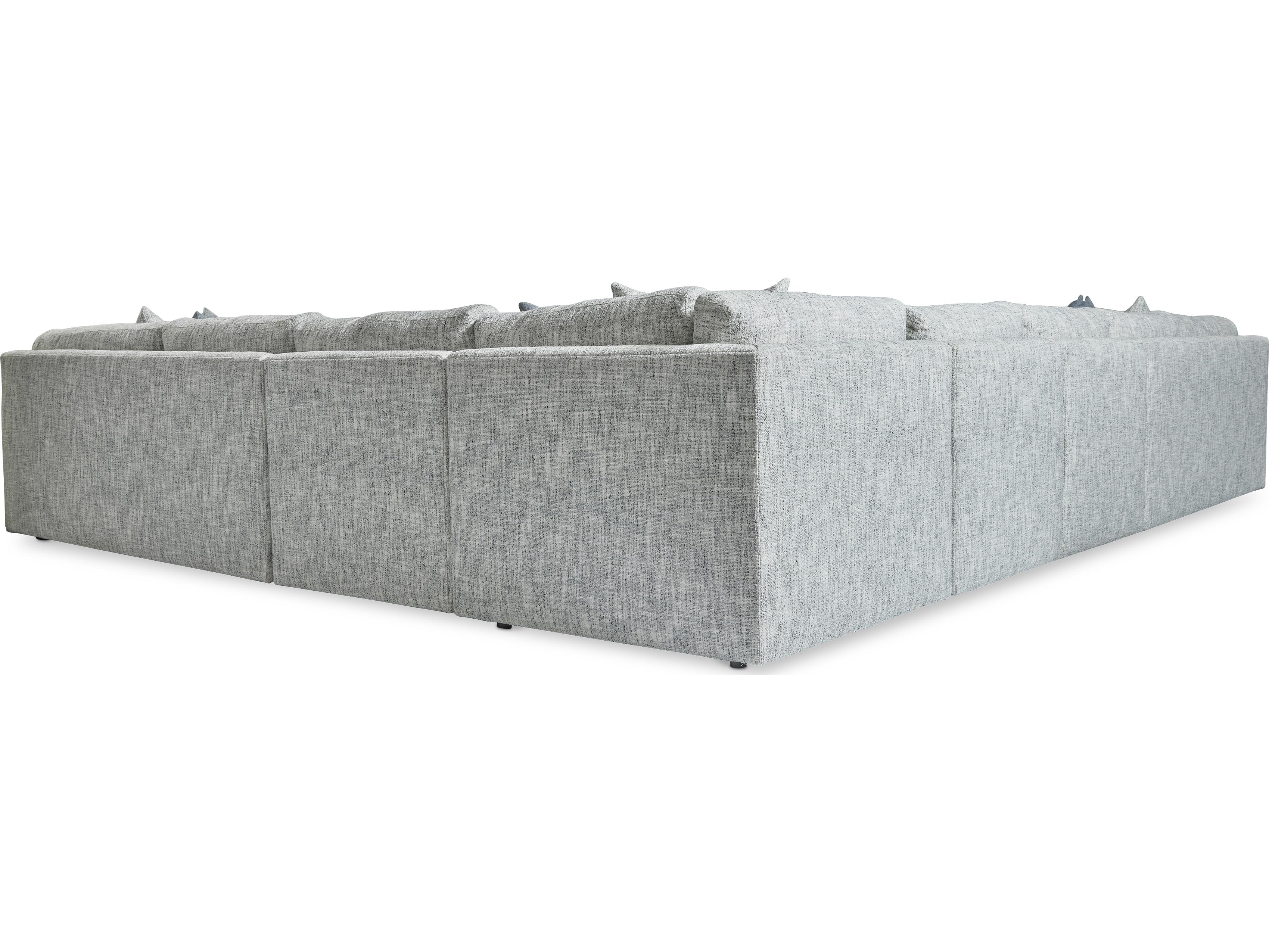 Bernhardt Serena Gray Upholstered Sectional Sofa