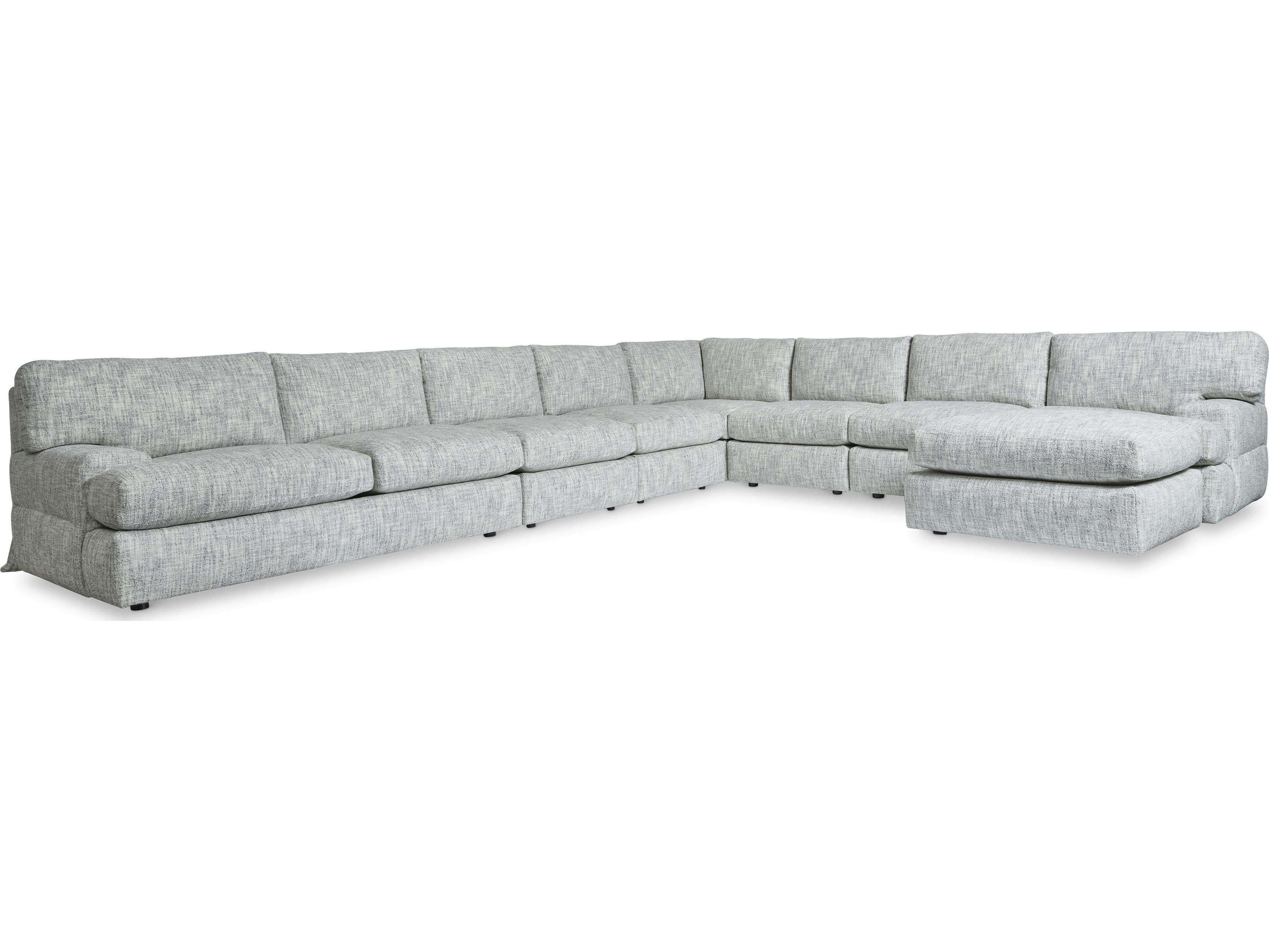 Bernhardt Serena Gray Upholstered Sectional Sofa