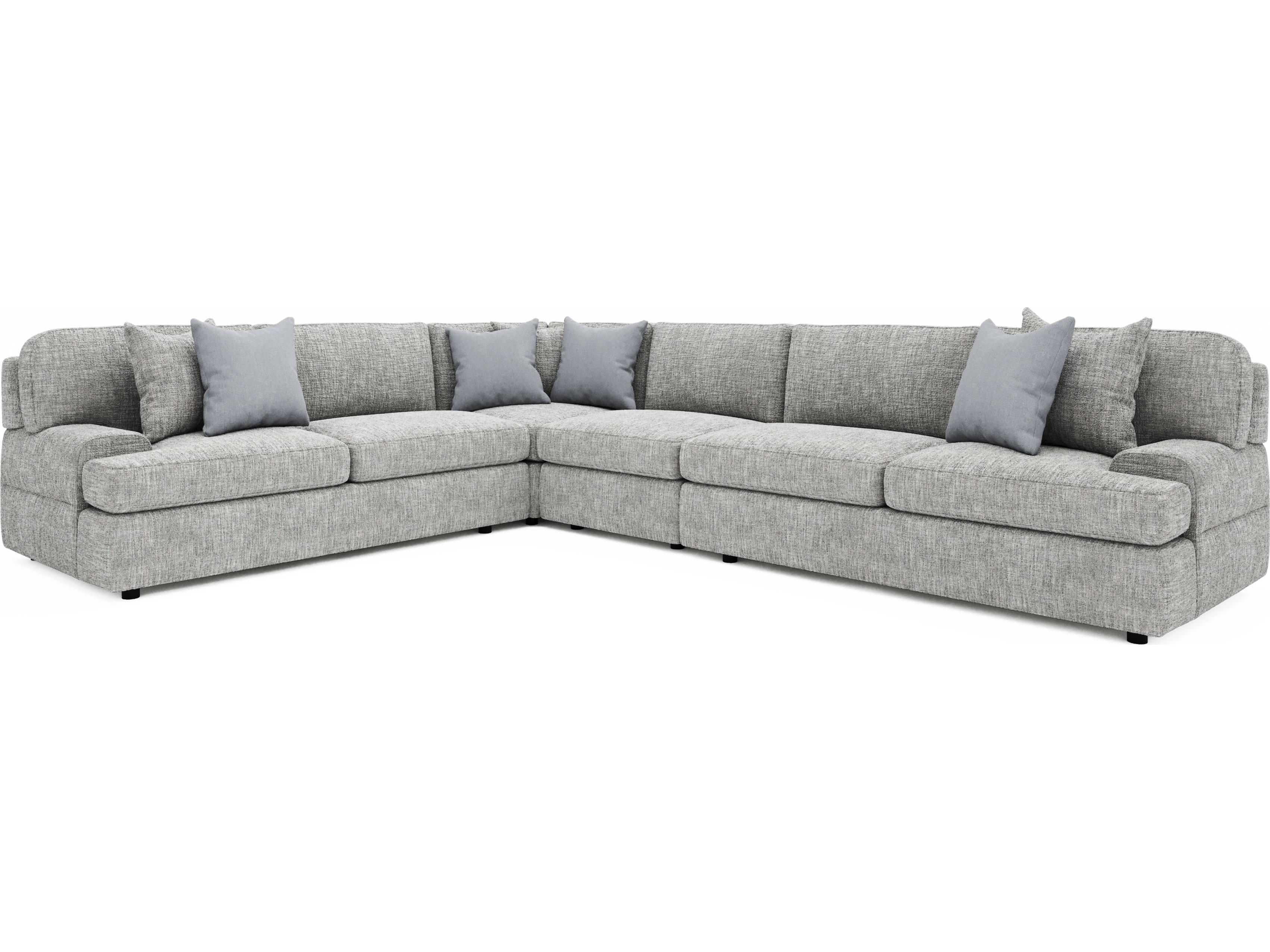 Bernhardt Serena Gray Upholstered Sectional Sofa