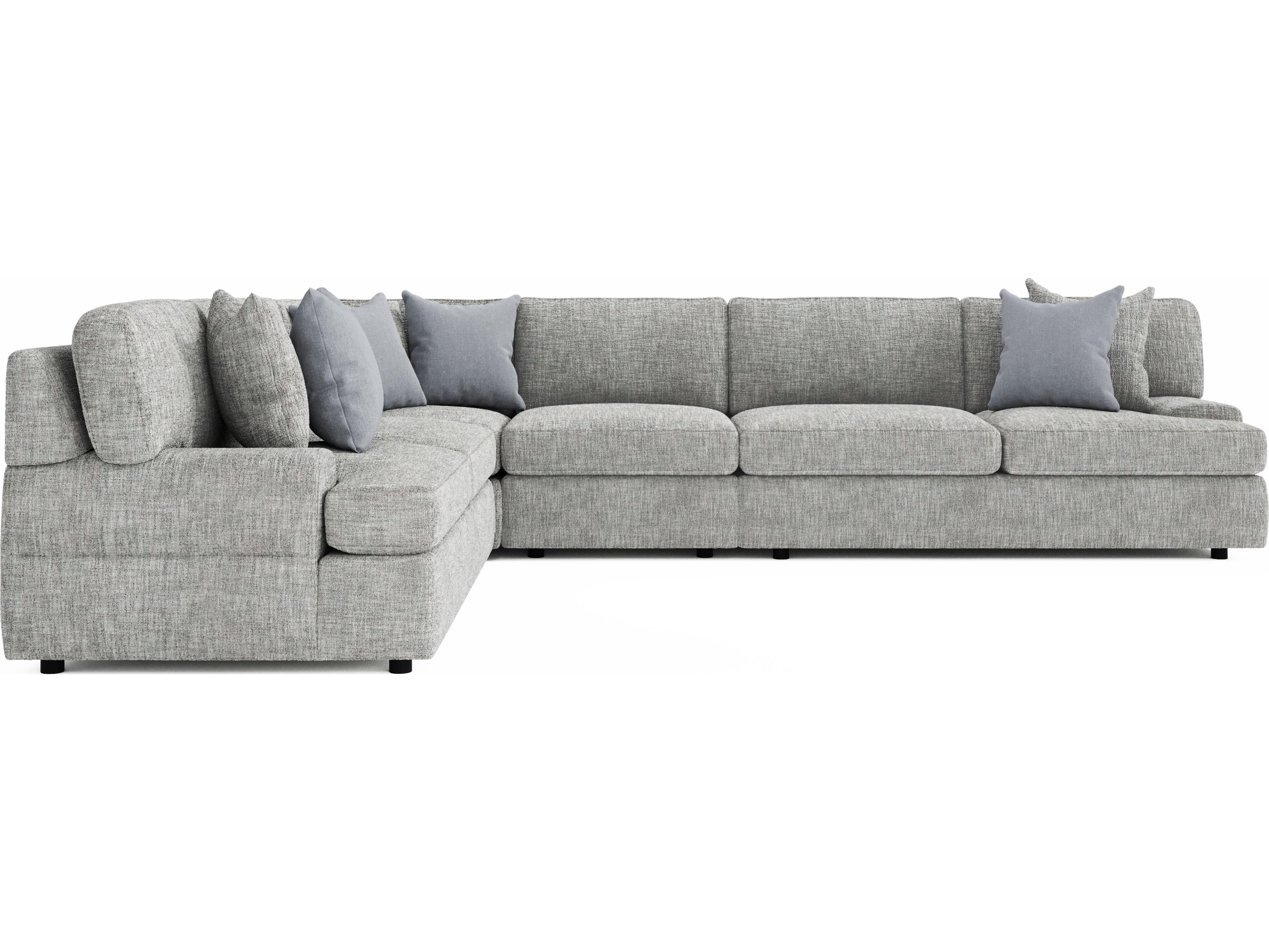 Bernhardt Serena Gray Upholstered Sectional Sofa