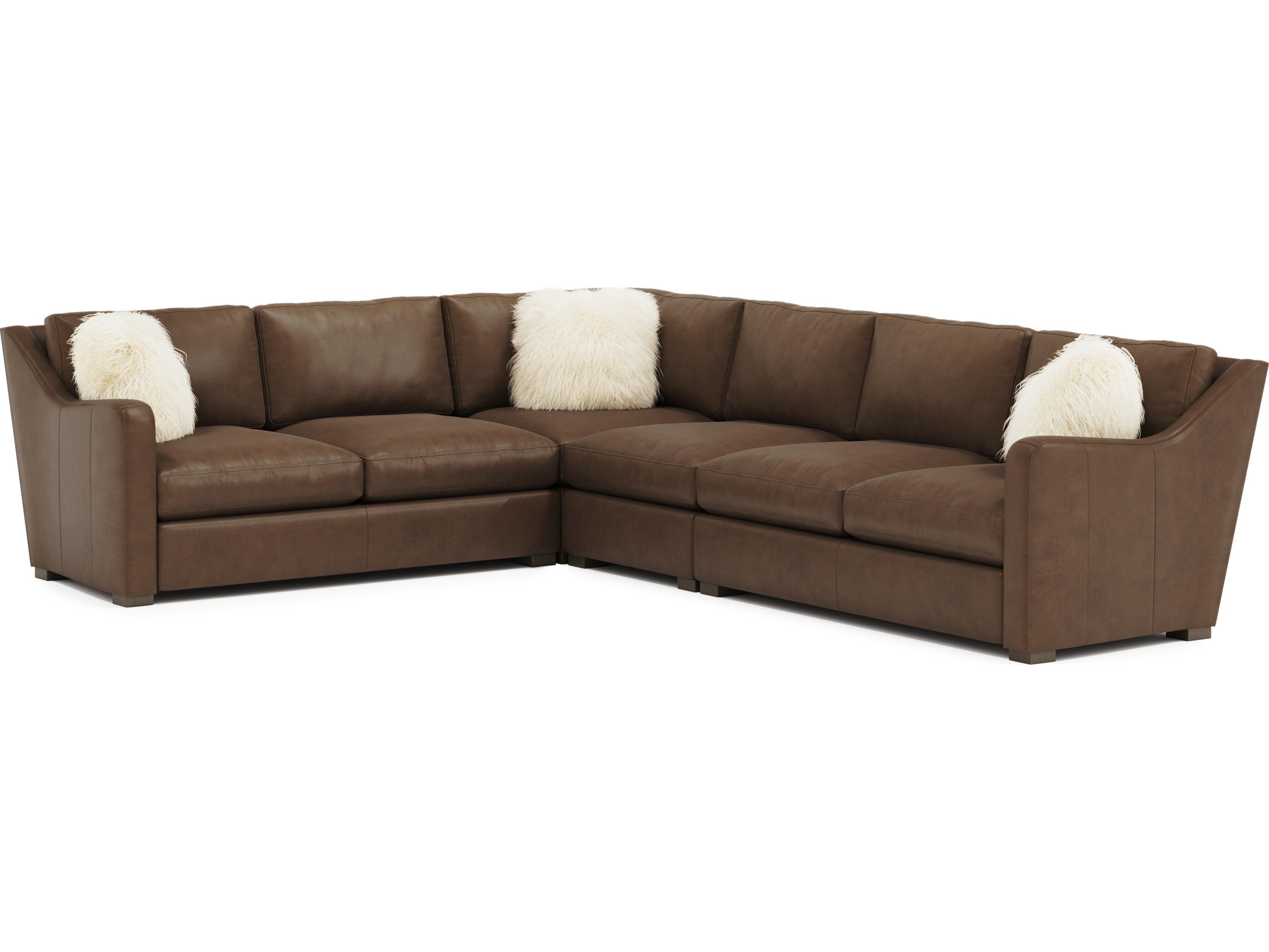 Bernhardt Ventura Leather Sectional Sofa