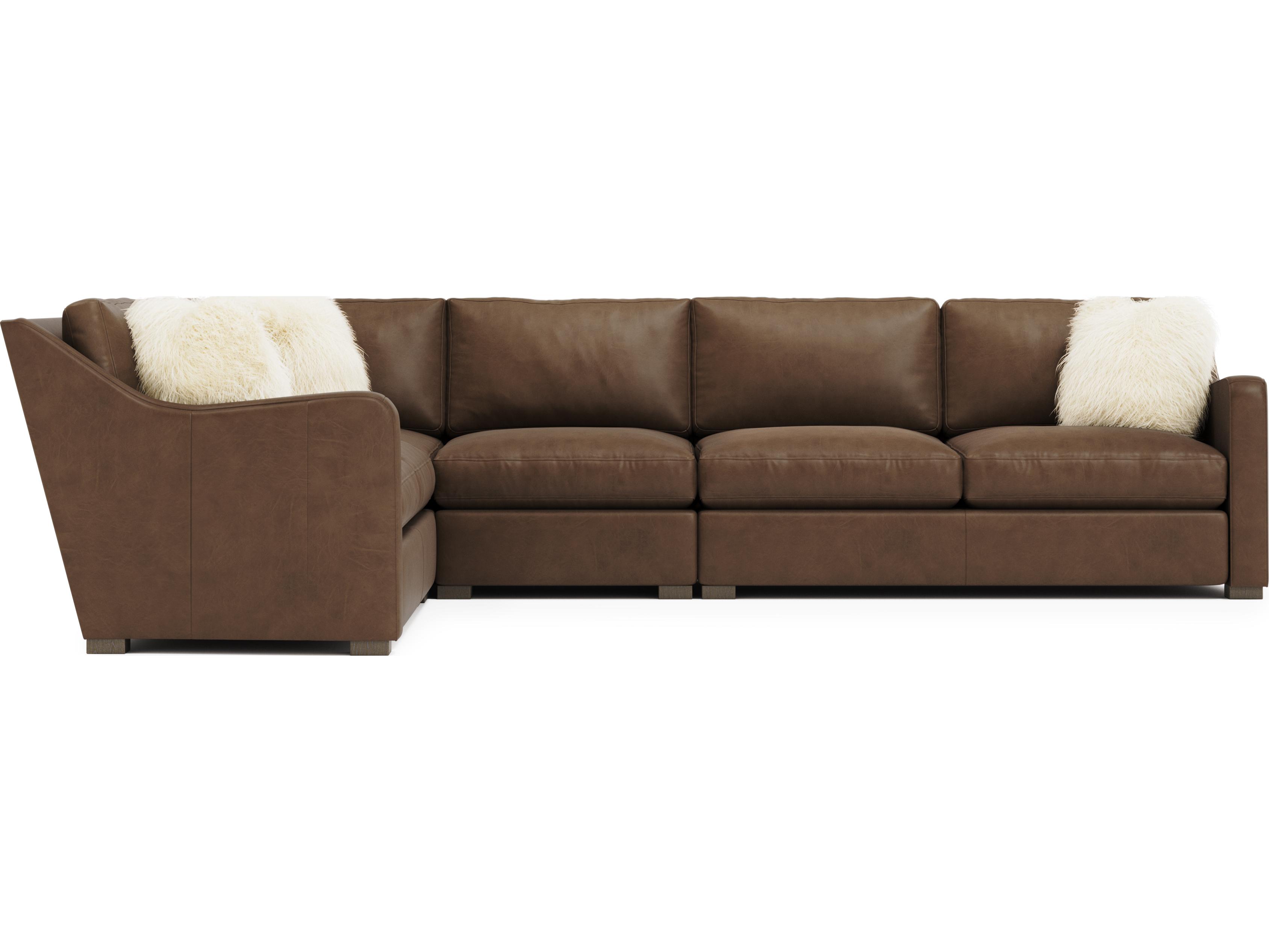 Bernhardt Ventura Leather Sectional Sofa