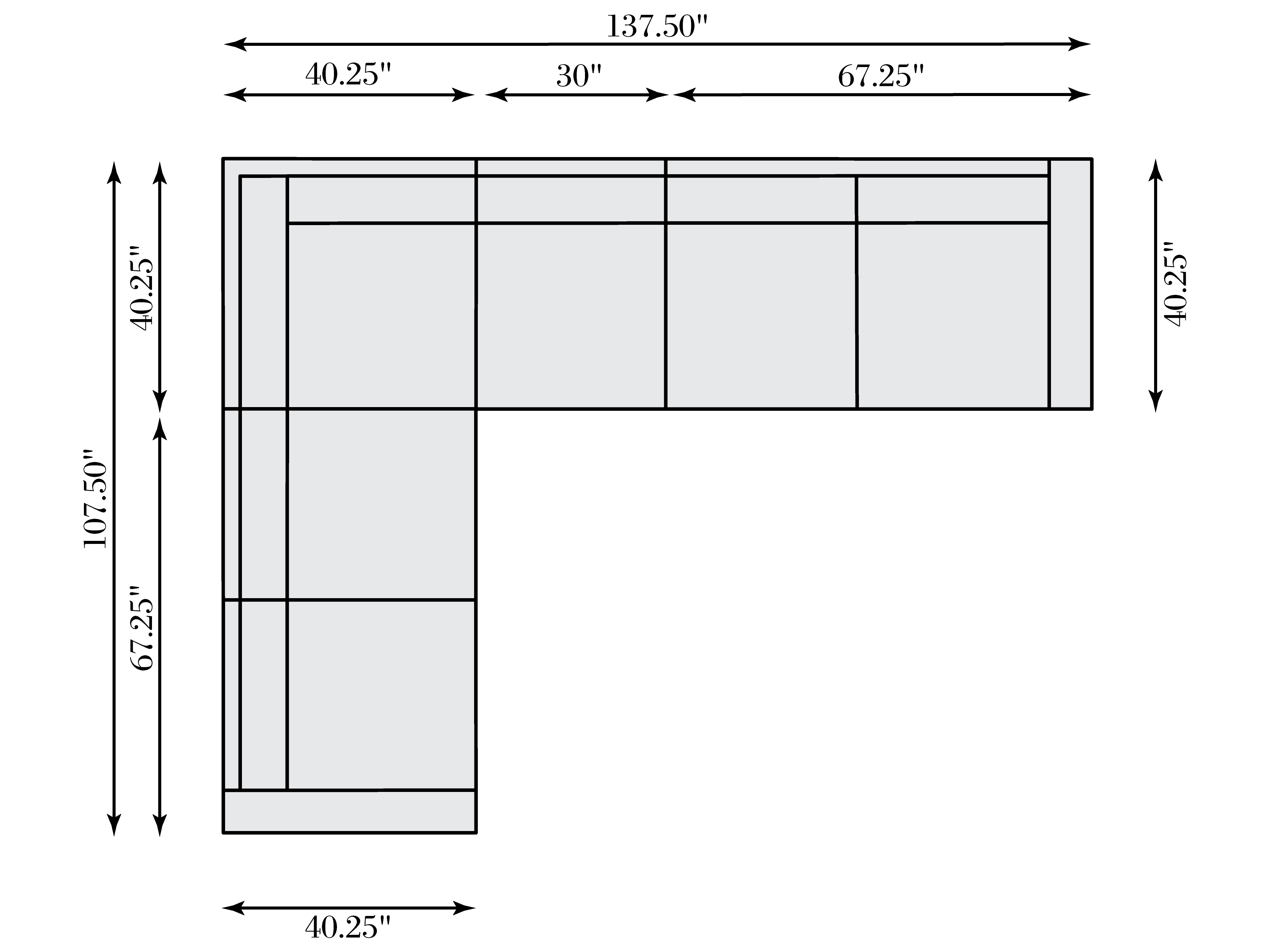 Bernhardt Ventura Leather Sectional Sofa