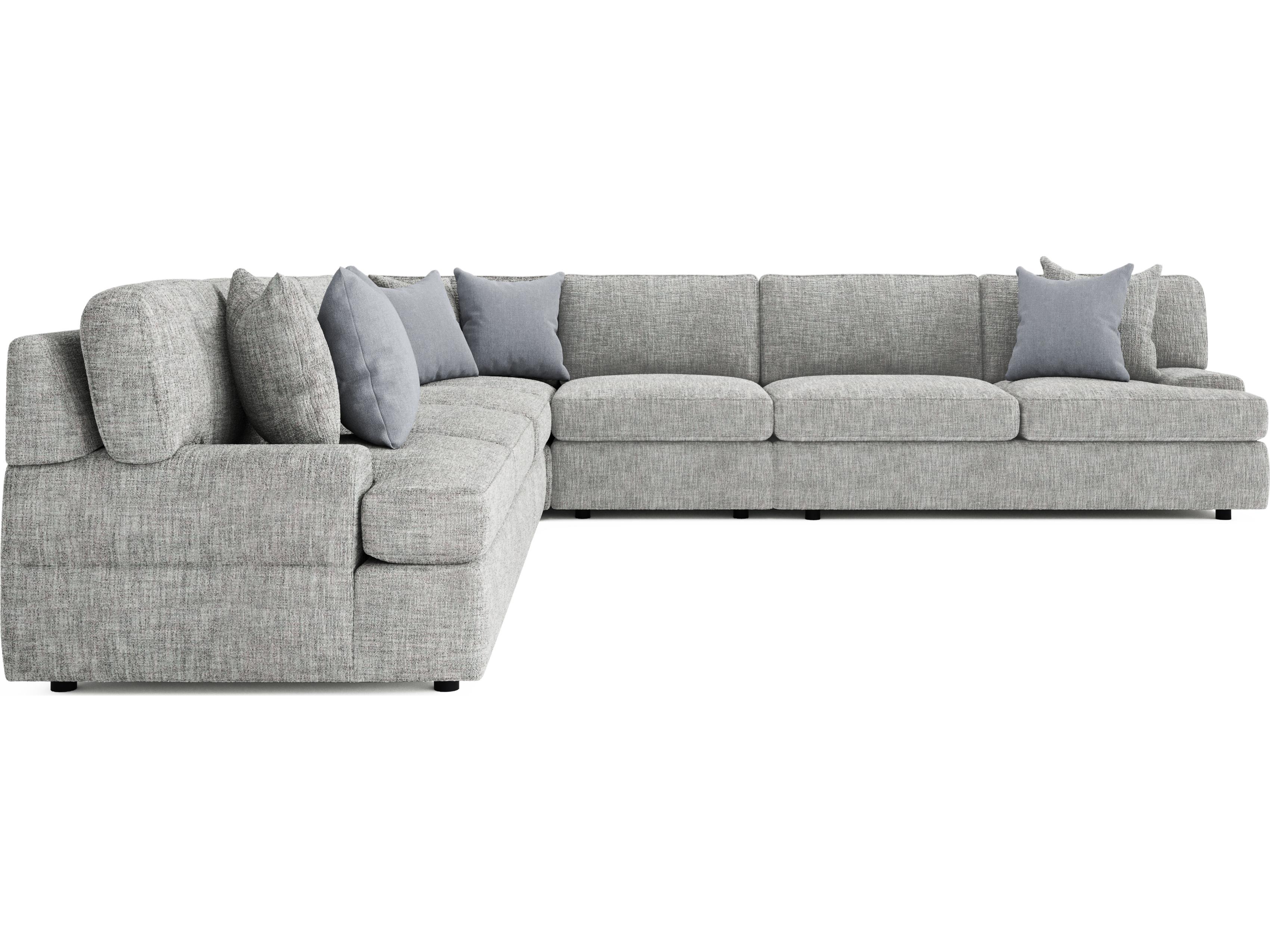 Bernhardt Serena Gray Upholstered Sectional Sofa