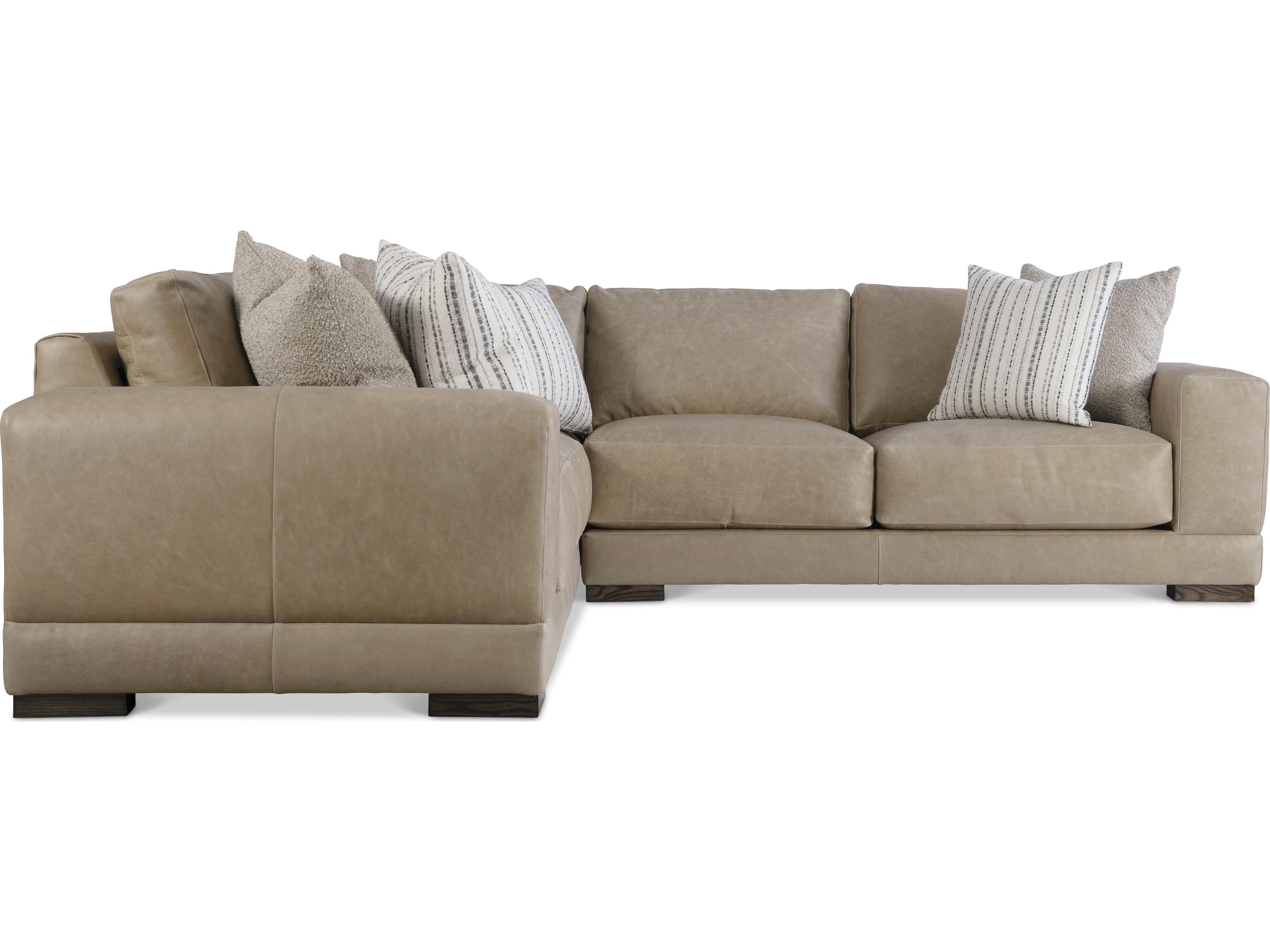 Bernhardt Lars Leather Sectional Sofa