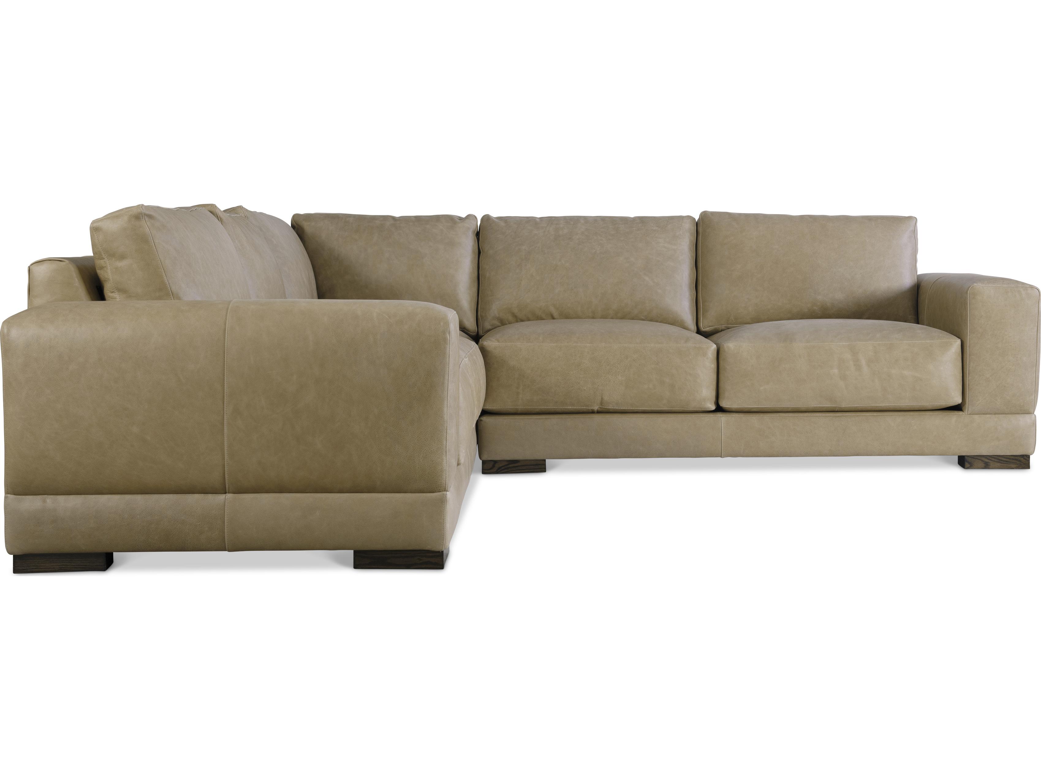 Bernhardt Lars Leather Sectional Sofa