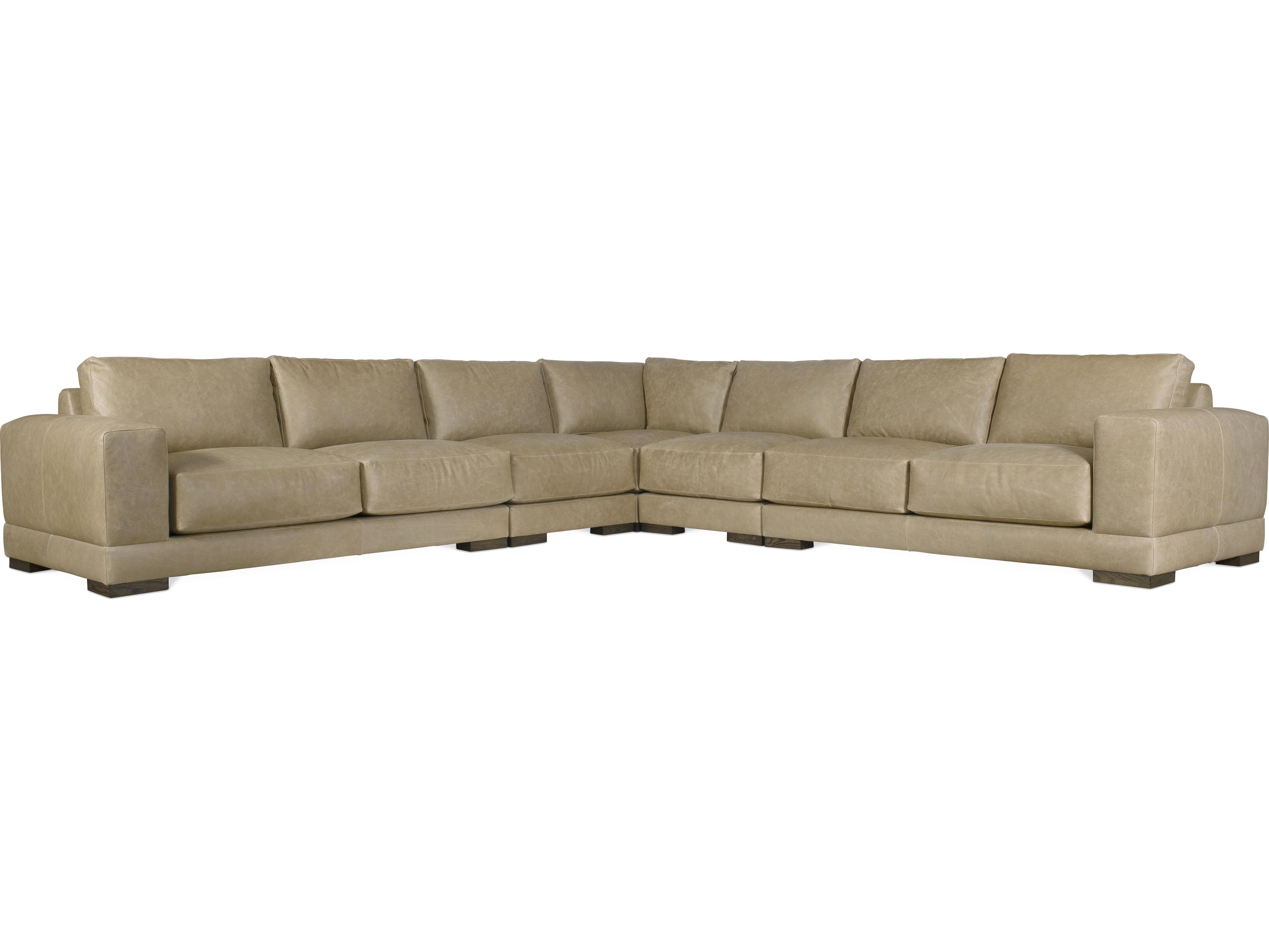 Bernhardt Lars Leather Sectional Sofa