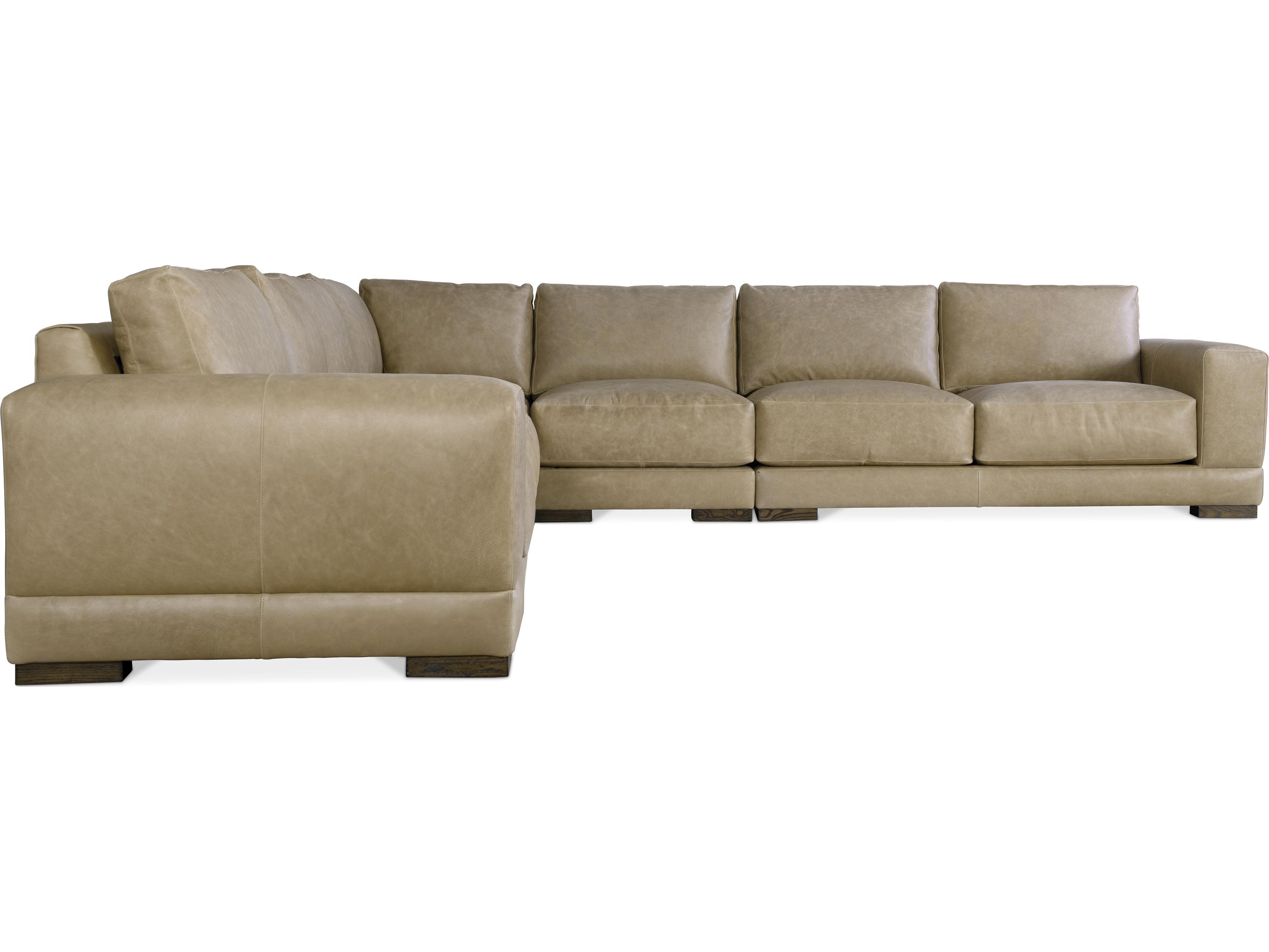 Bernhardt Lars Leather Sectional Sofa