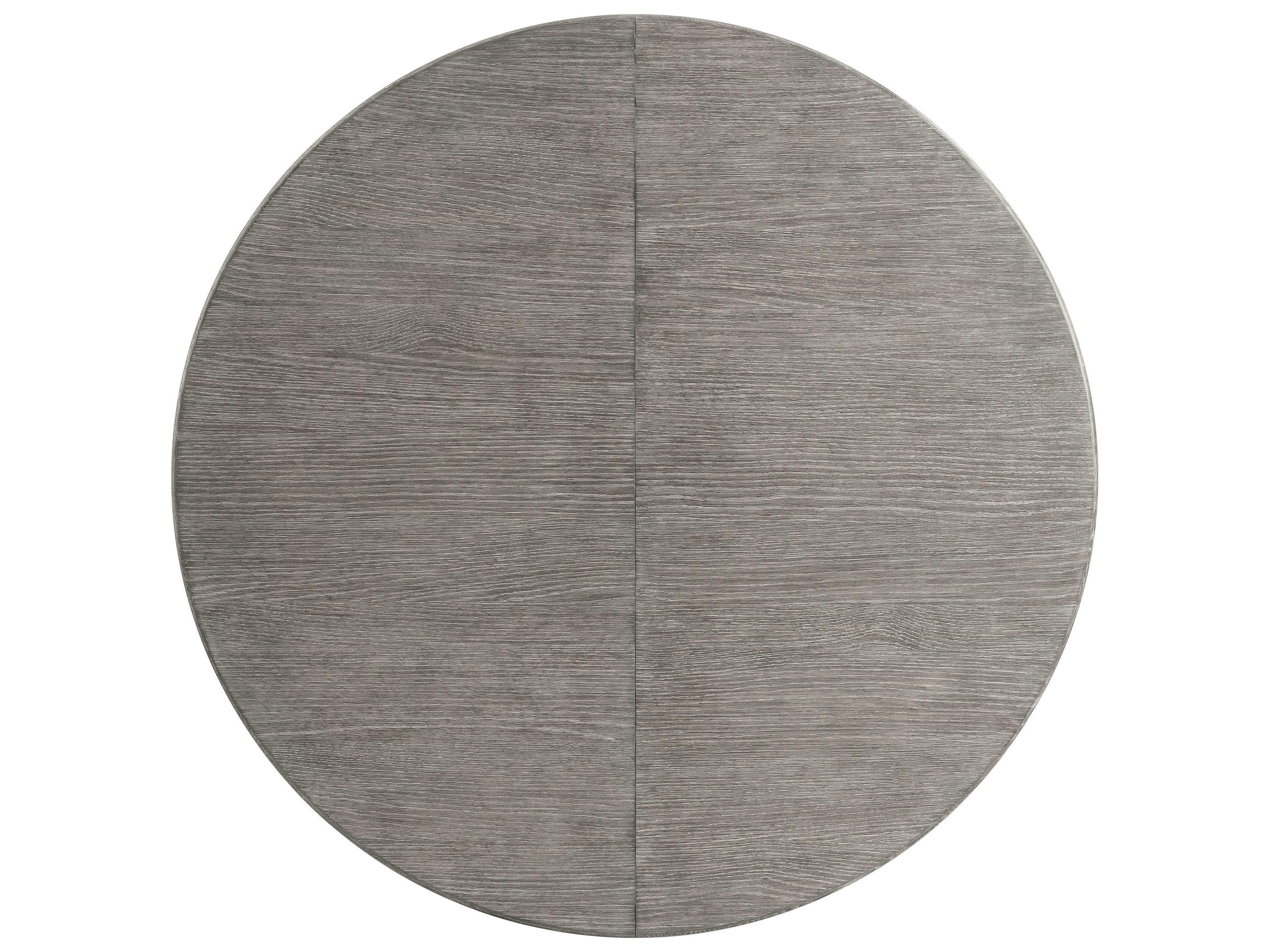 Bernhardt Monolith Round Wood Beige Dining Table