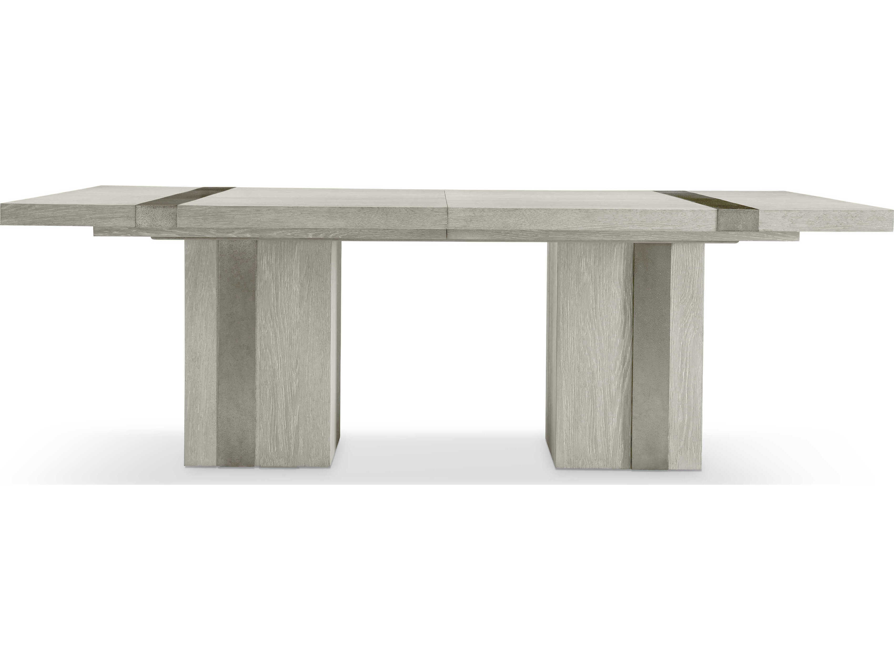 Bernhardt Tempo Rectangular Wood Beige Dining Table