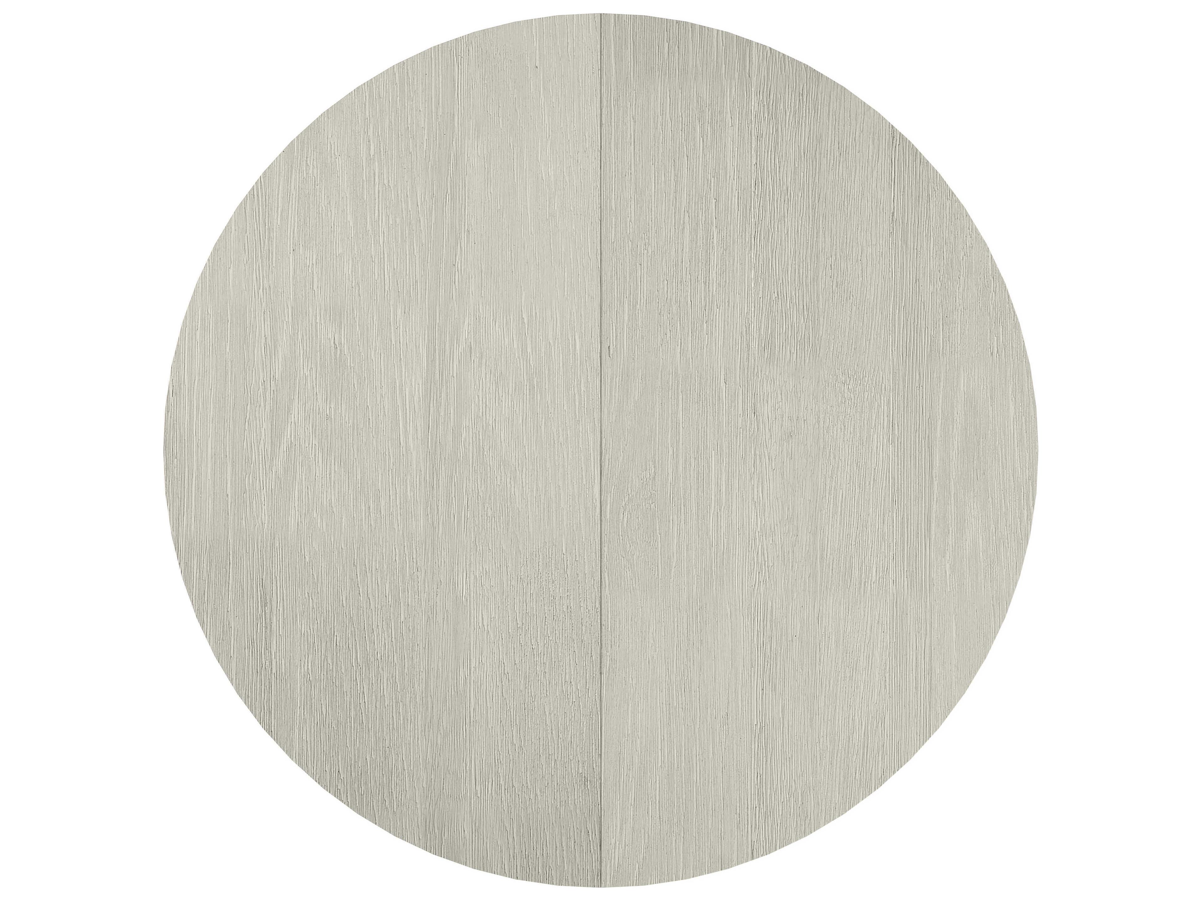 Bernhardt Tempo Round Wood Beige Dining Table