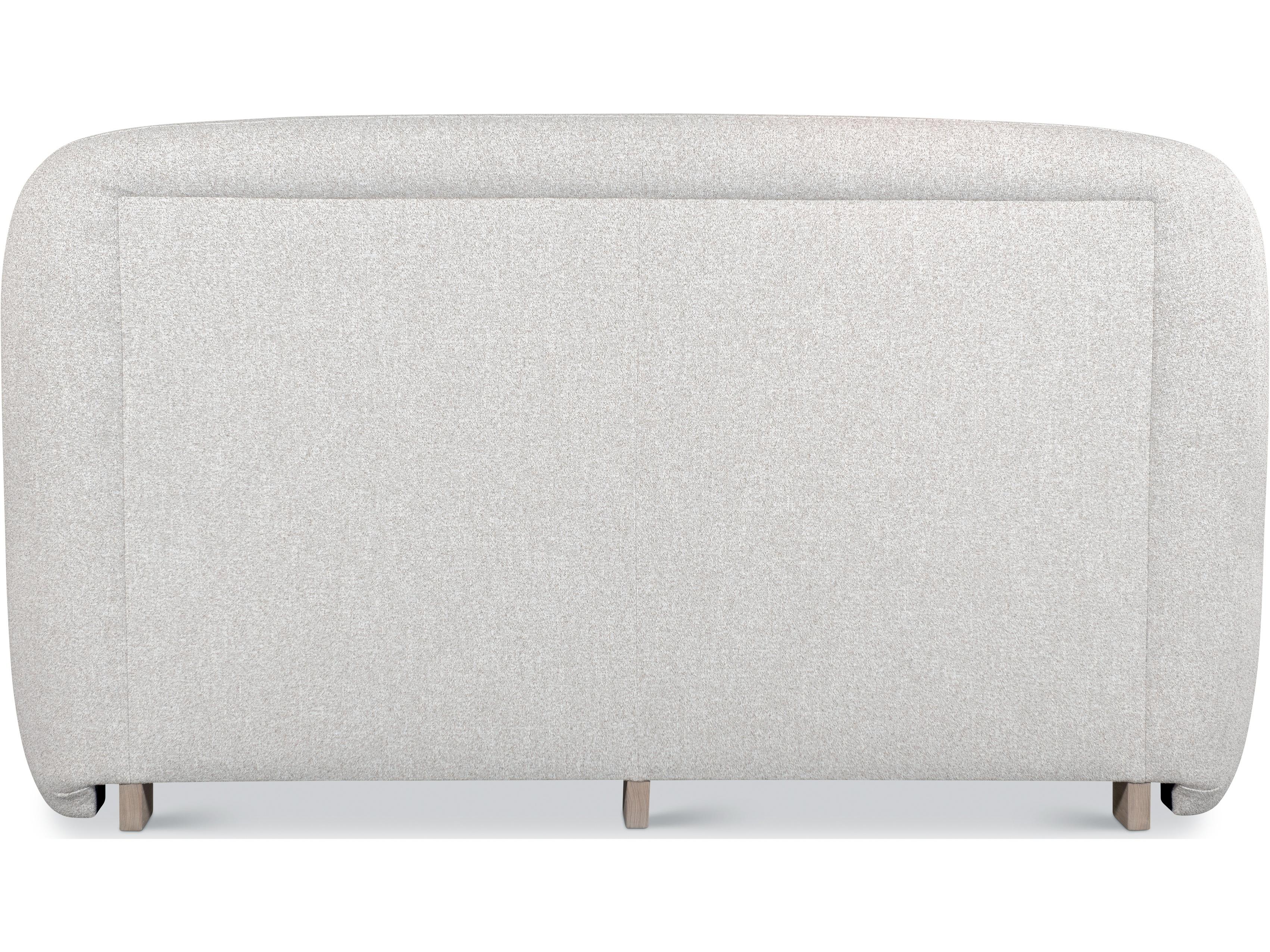 Bernhardt Loggia Beige Upholstered King Shelter Bed