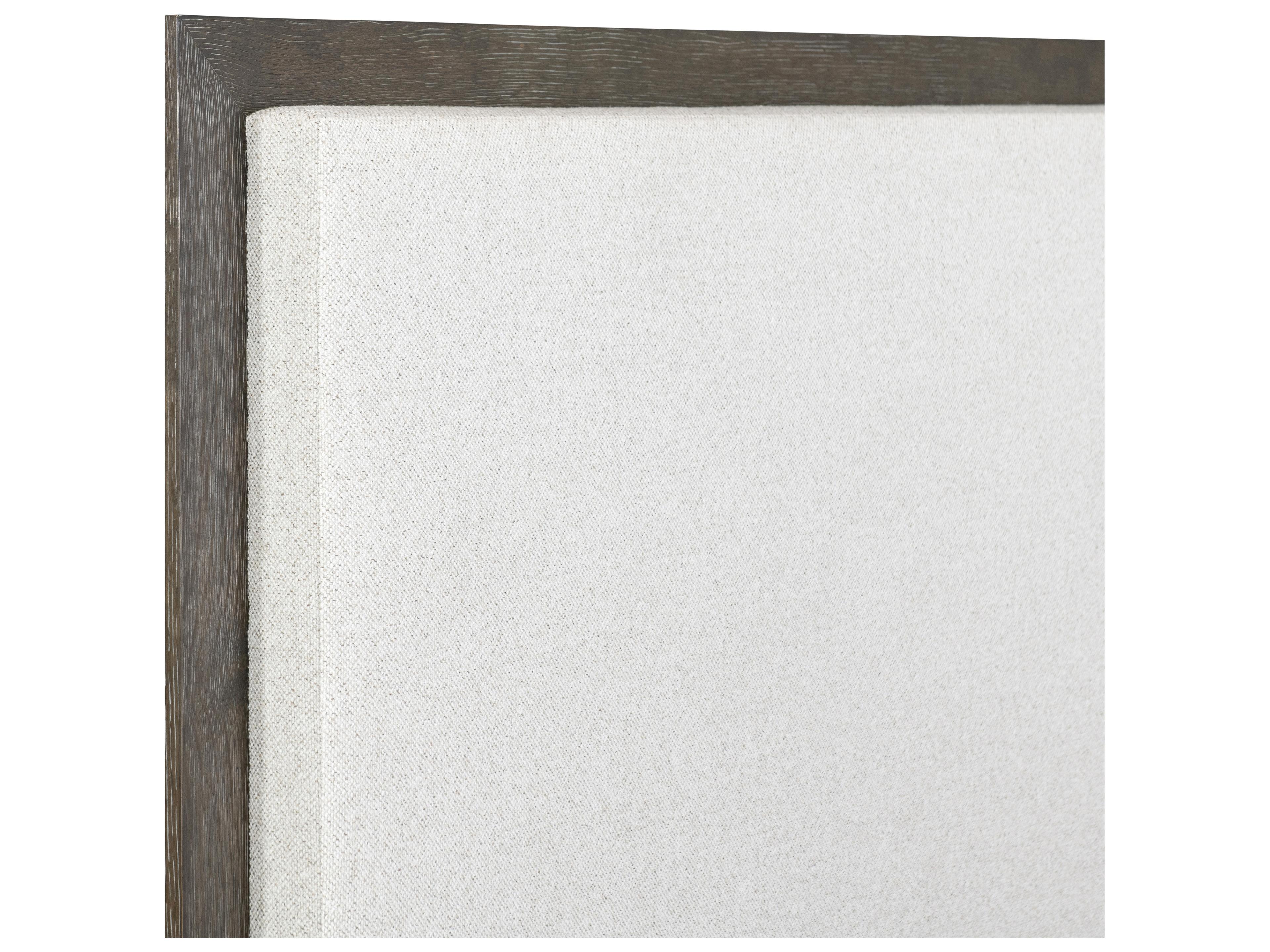 Bernhardt Outline Beige Wood Queen Panel Bed