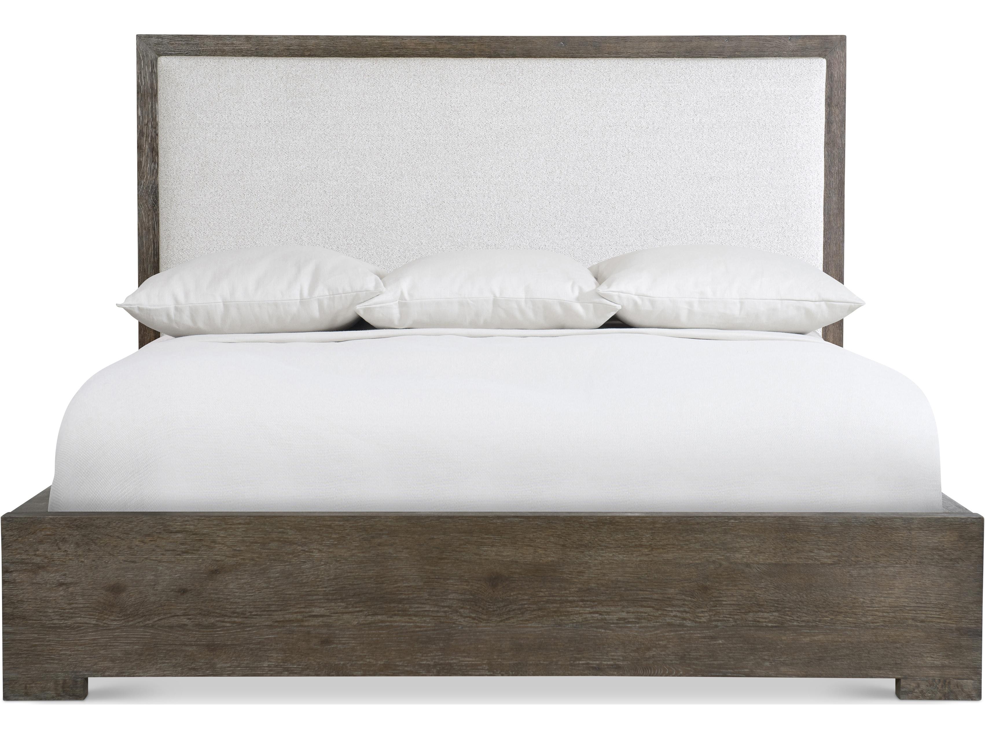 Bernhardt Outline Beige Wood King Platform Bed