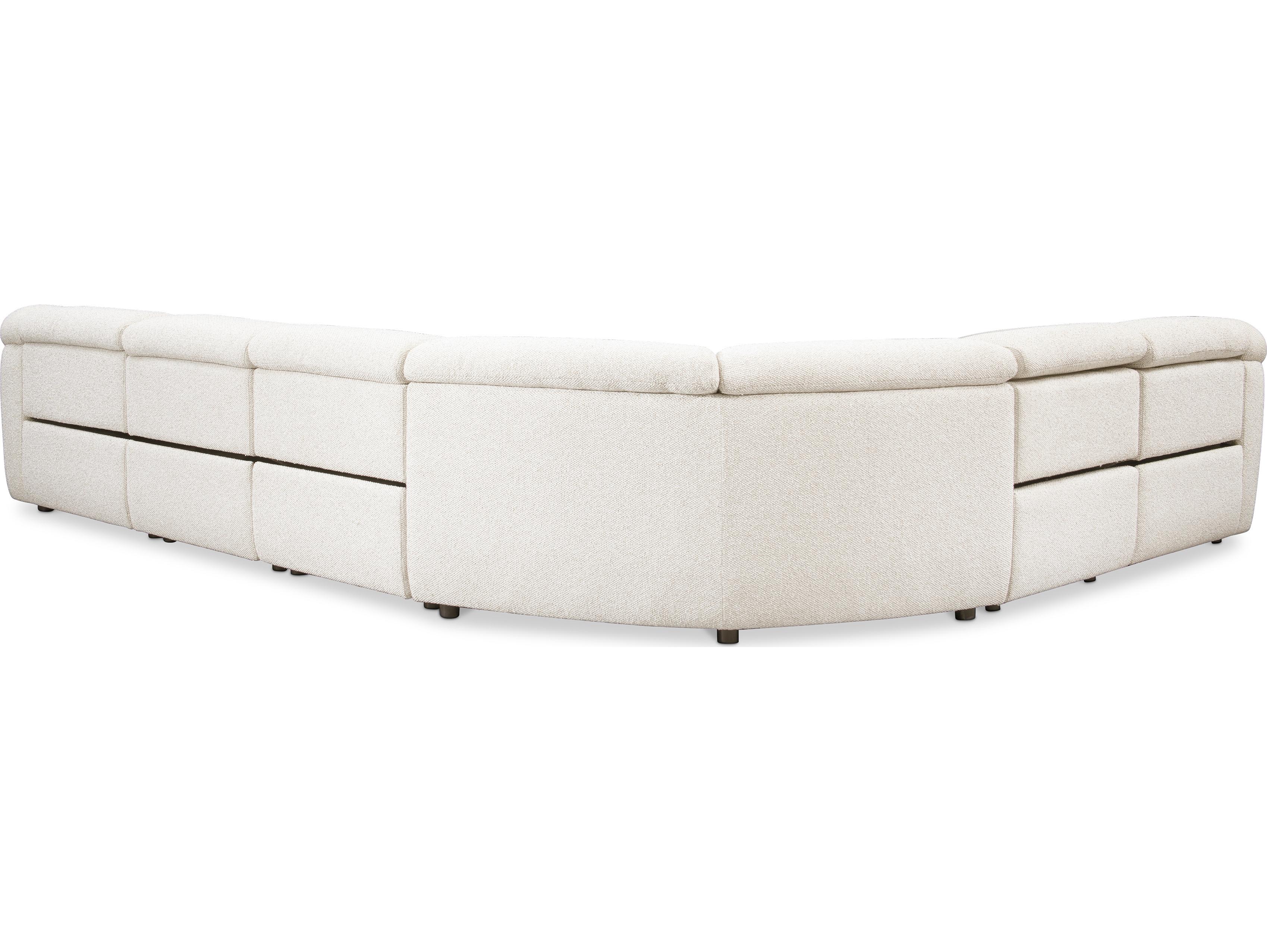 Bernhardt Massimo White Upholstered Sectional Sofa