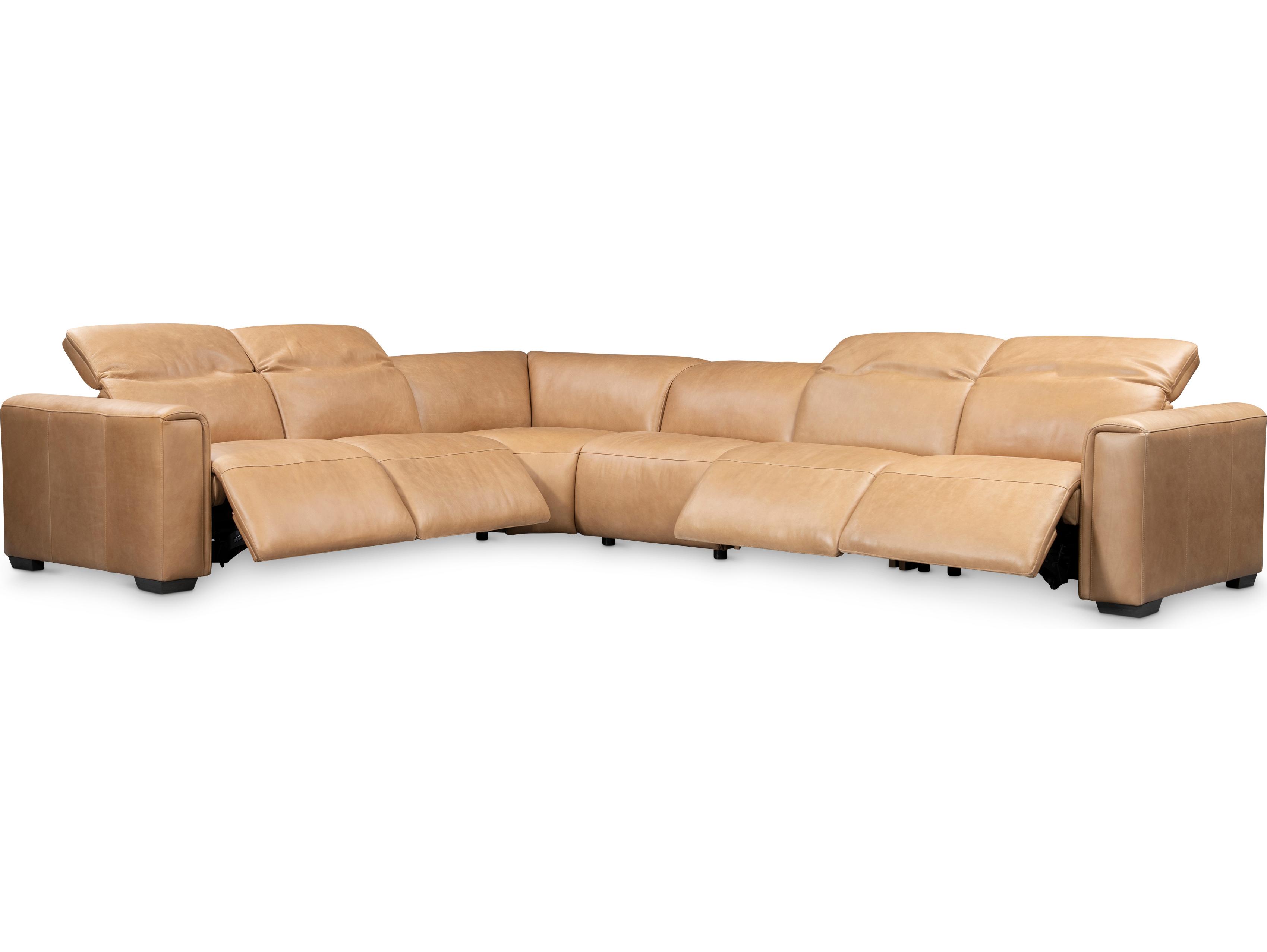Bernhardt Billings Leather Sectional Sofa