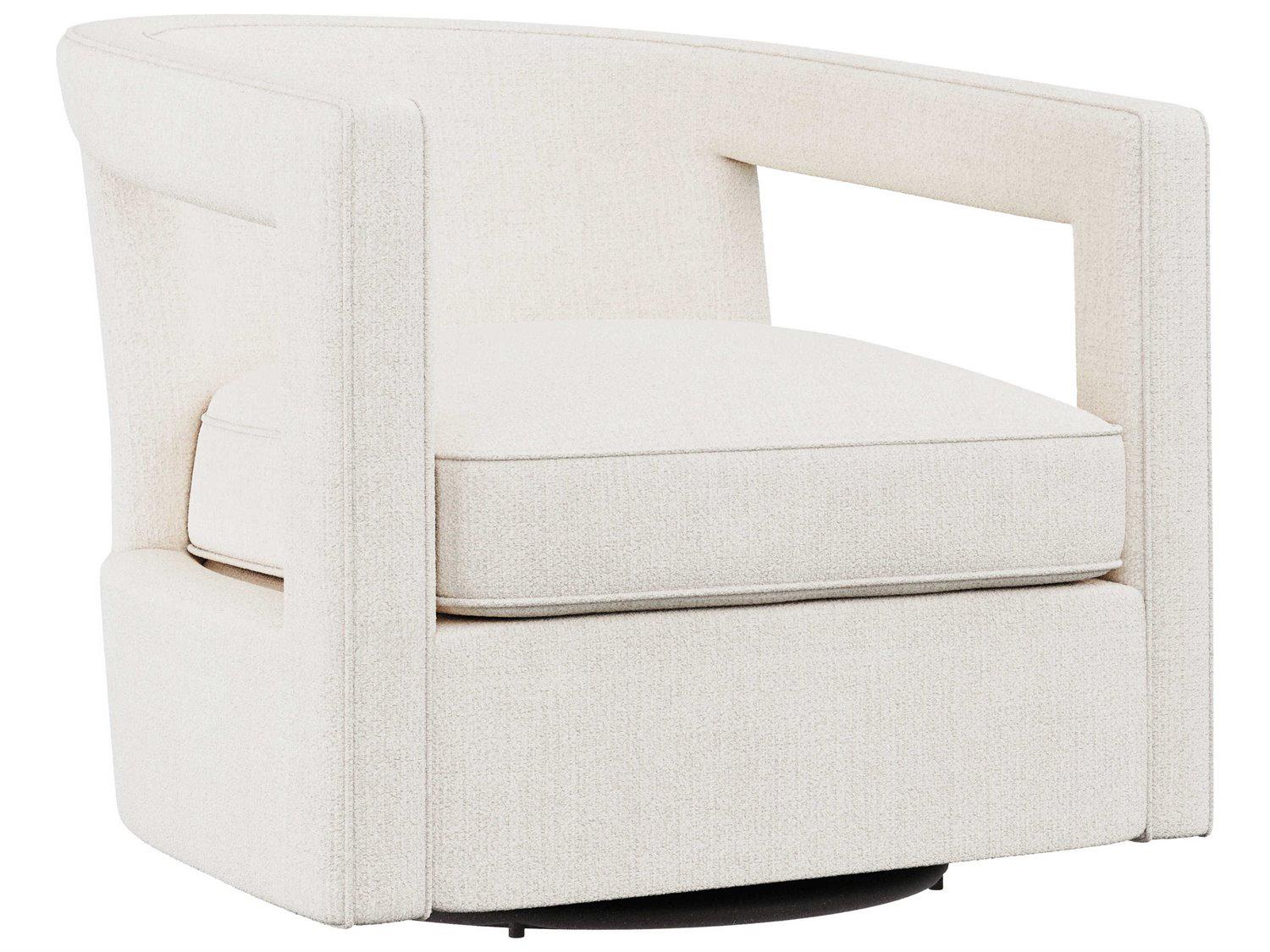 Bernhardt Alana Swivel Fabric Accent Chair