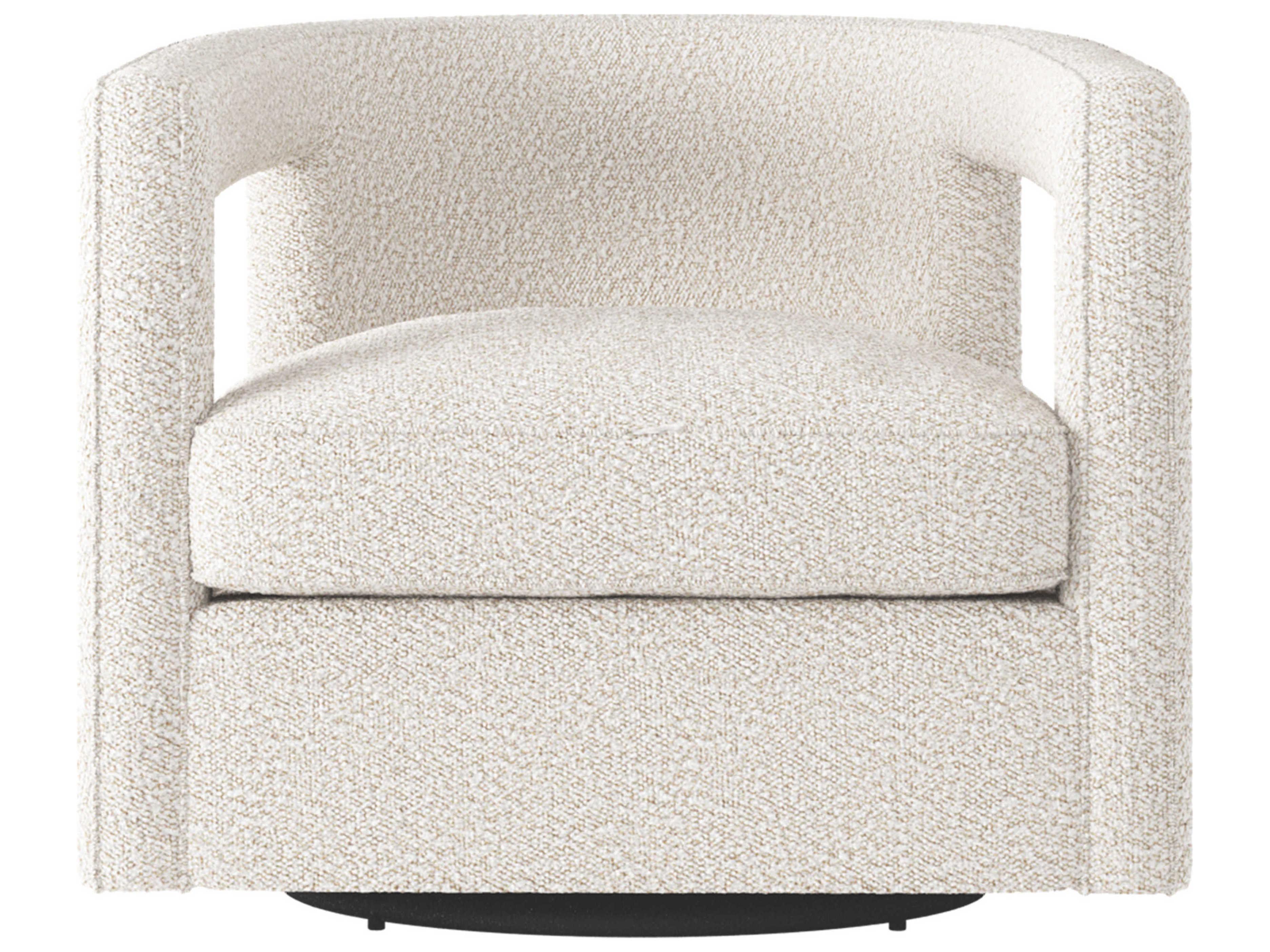Bernhardt Alana Swivel Fabric Accent Chair
