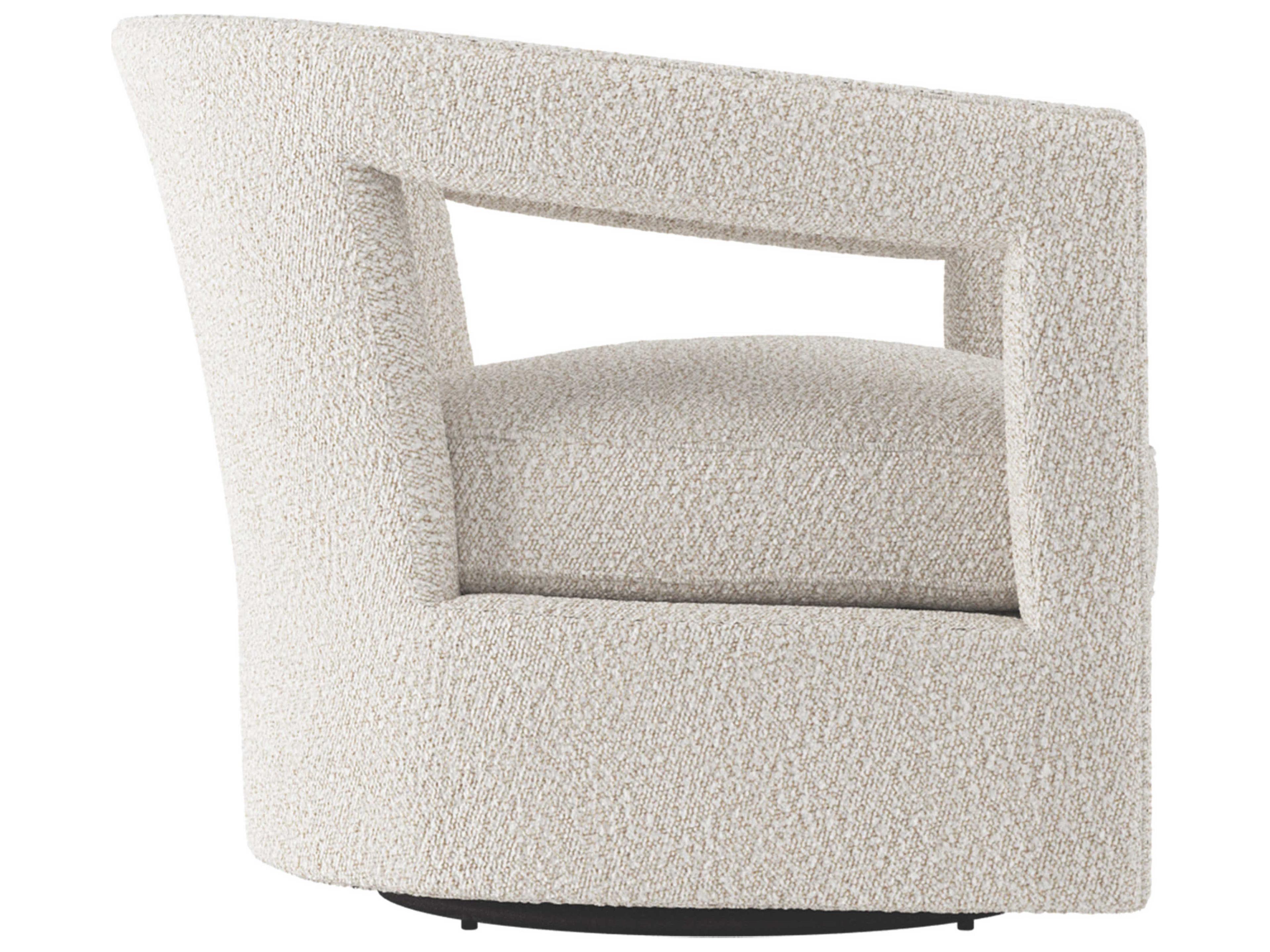 Bernhardt Alana Swivel Fabric Accent Chair