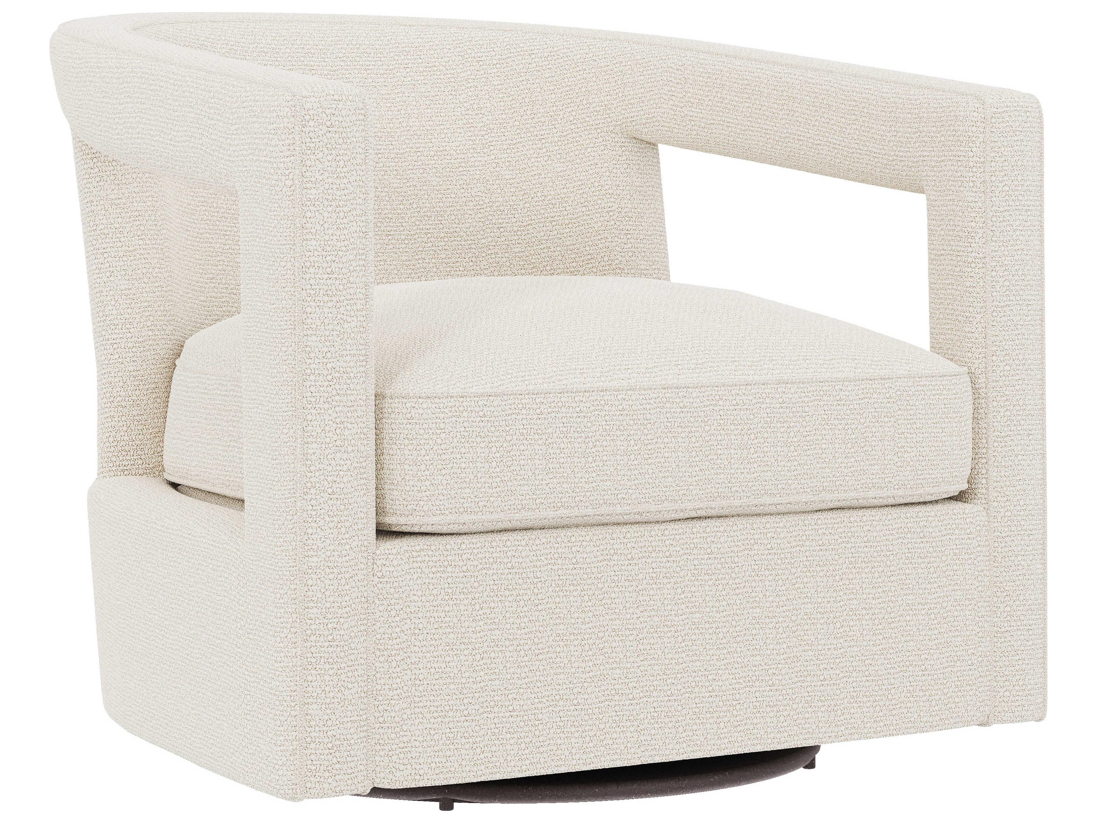 Bernhardt Alana Swivel Fabric Accent Chair