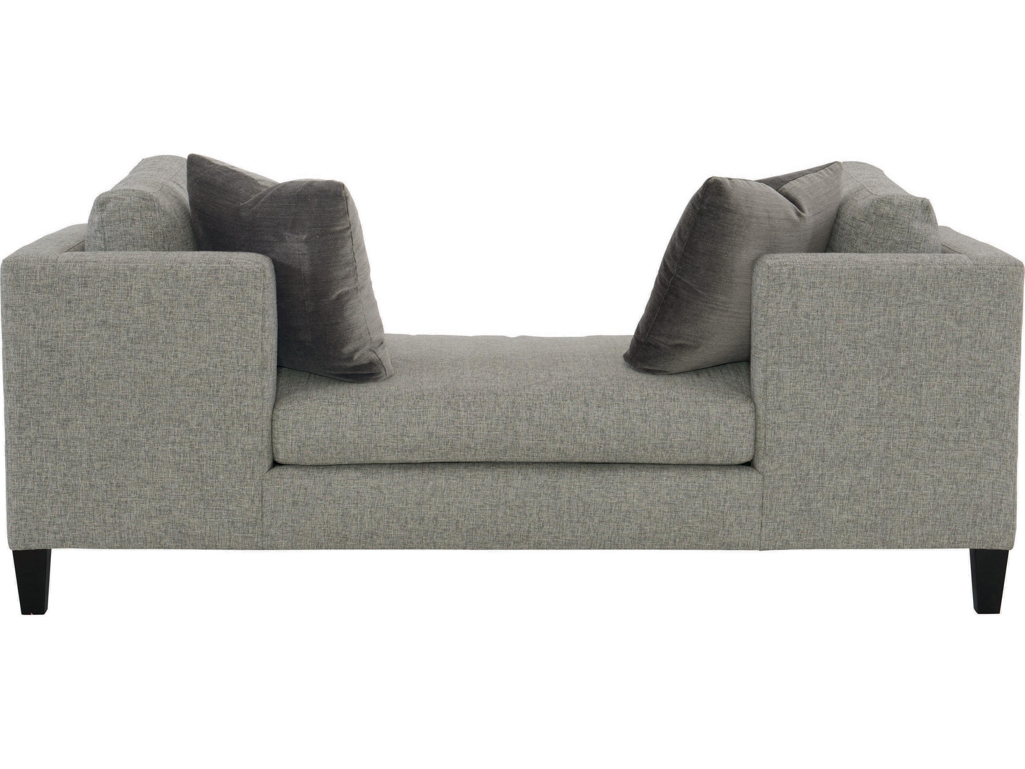 Bernhardt Saxon Mocha Upholstered Chaise