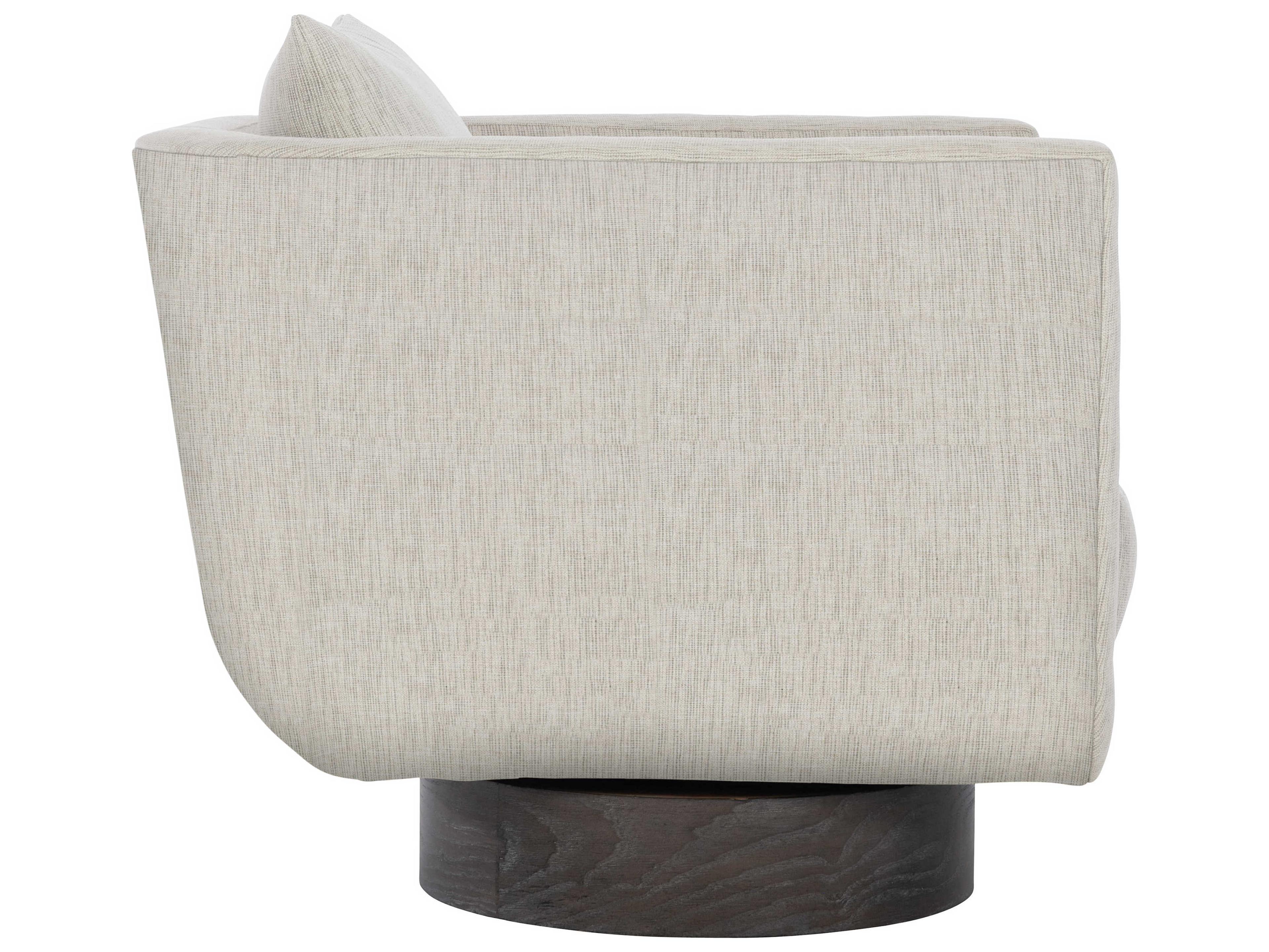 Bernhardt Interiors Gemma Swivel Fabric Accent Chair