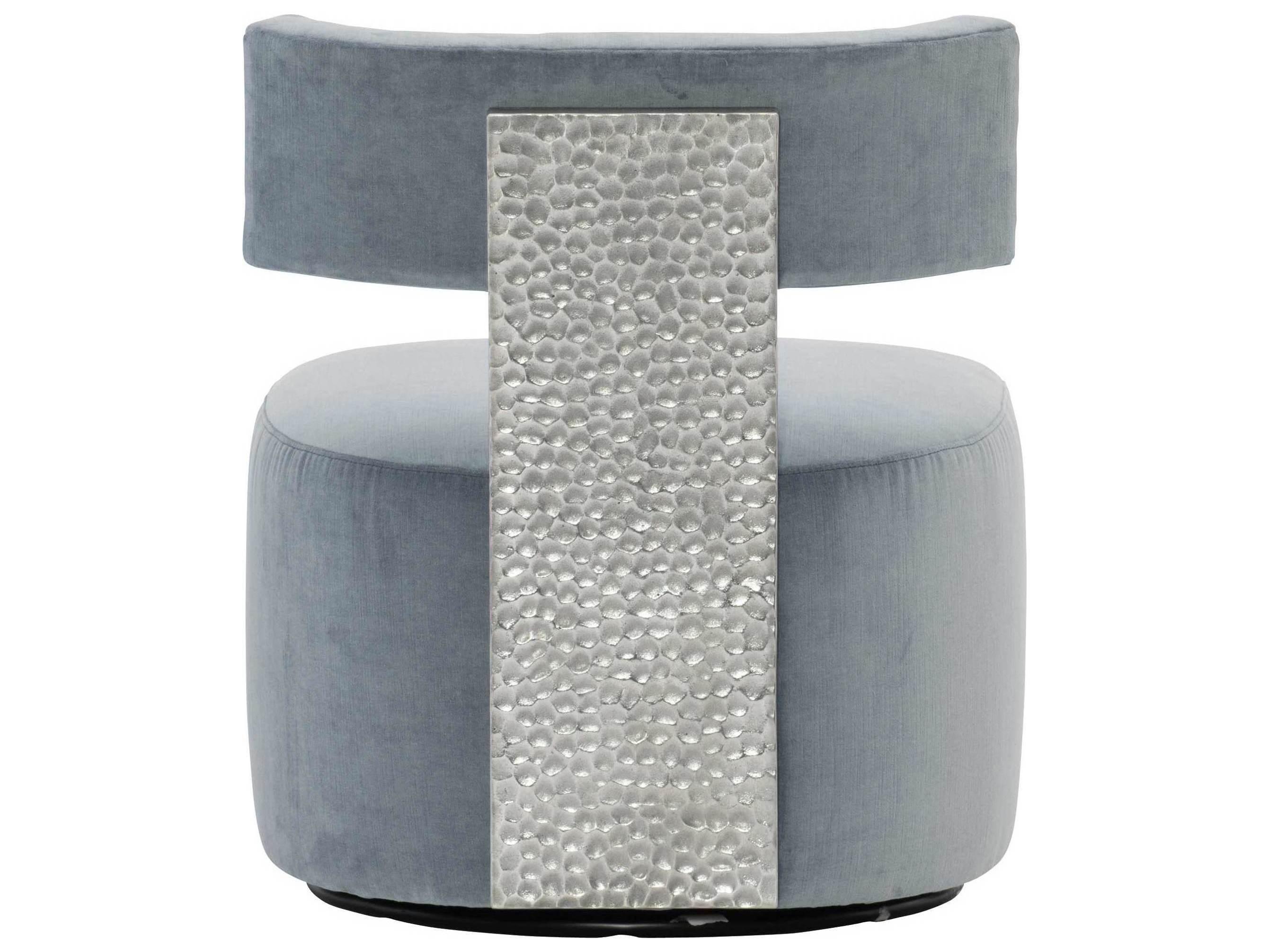 Bernhardt Ella Swivel Fabric Accent Chair