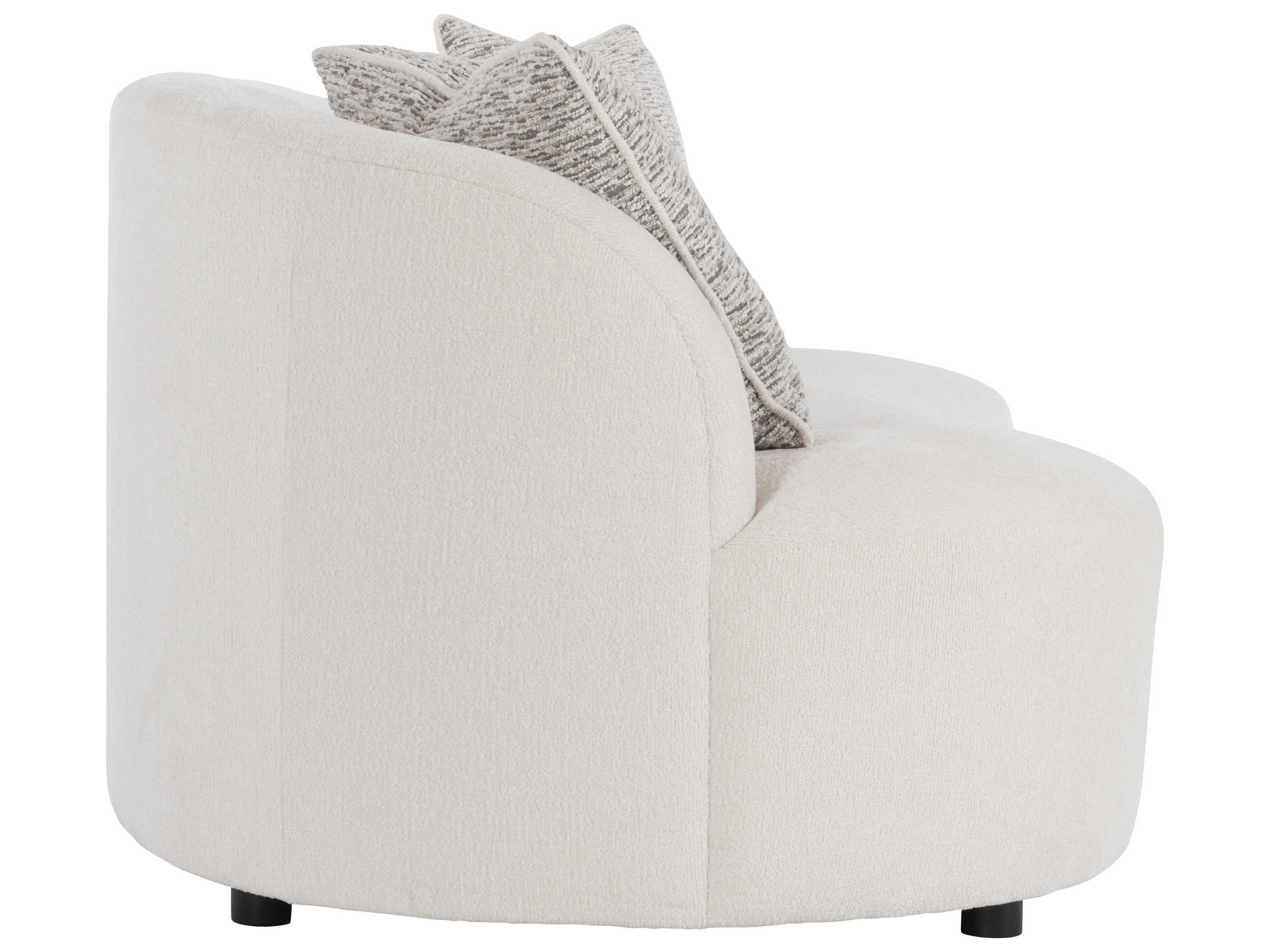Bernhardt Plush Elle White Upholstered Sofa