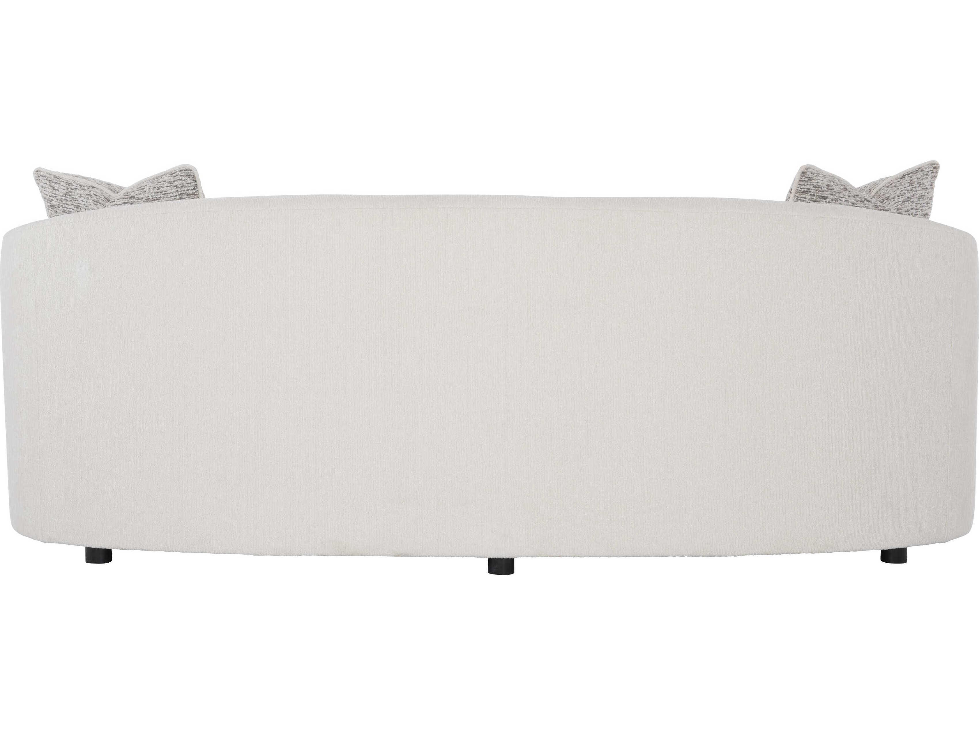 Bernhardt Plush Elle White Upholstered Sofa
