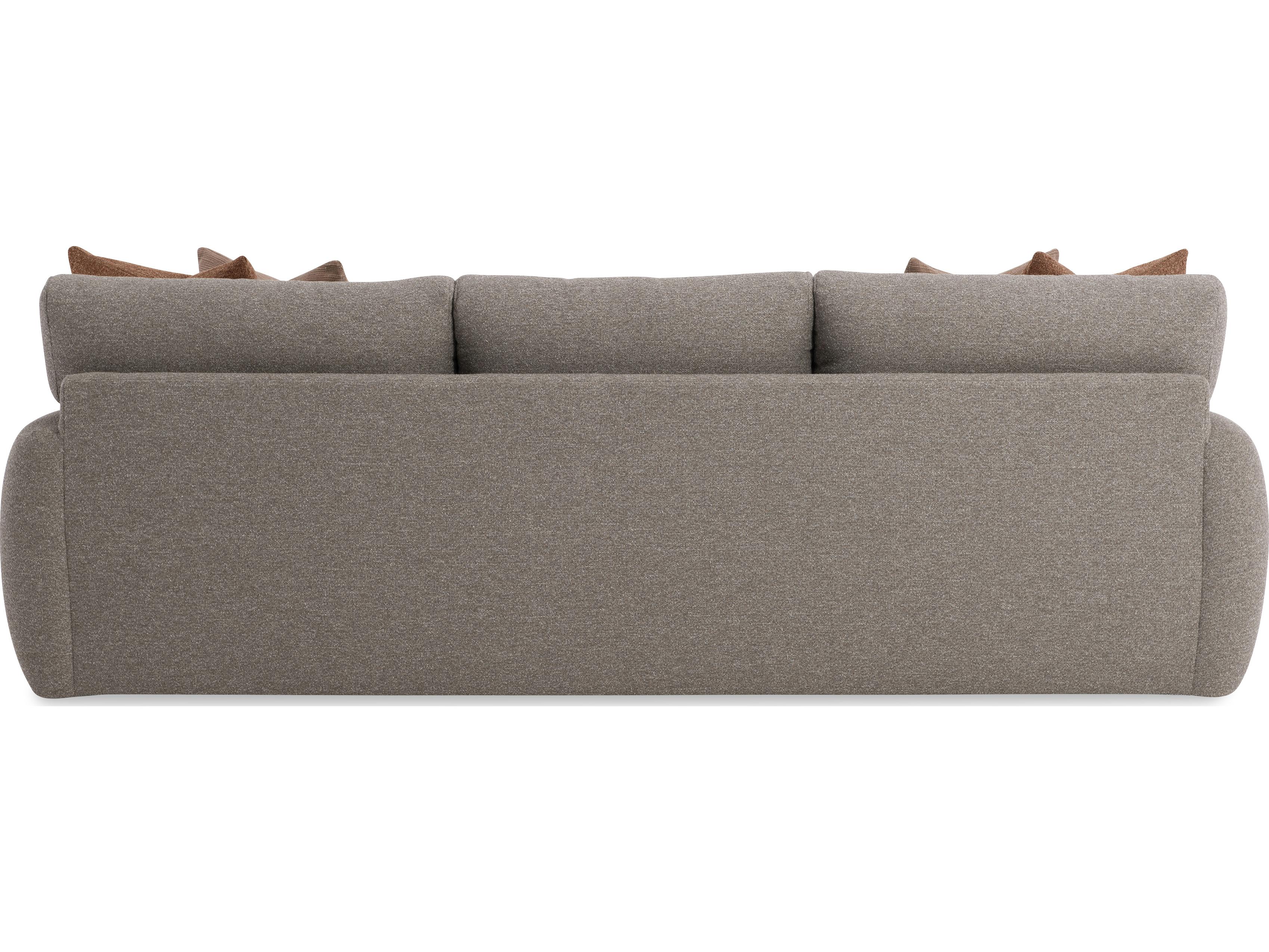 Bernhardt Cameron Brown Upholstered Sofa