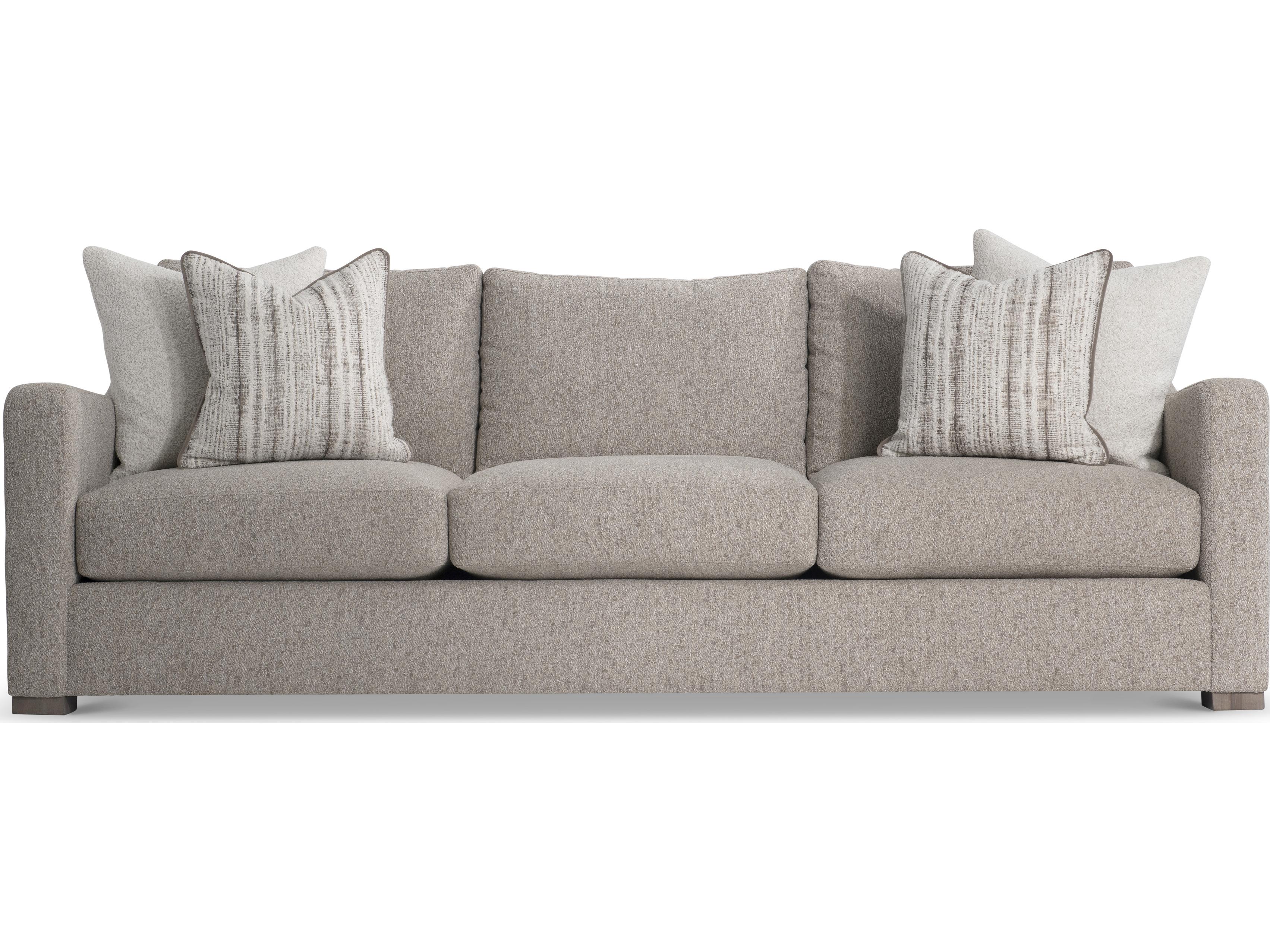 Bernhardt Plush Beige Upholstered Sofa