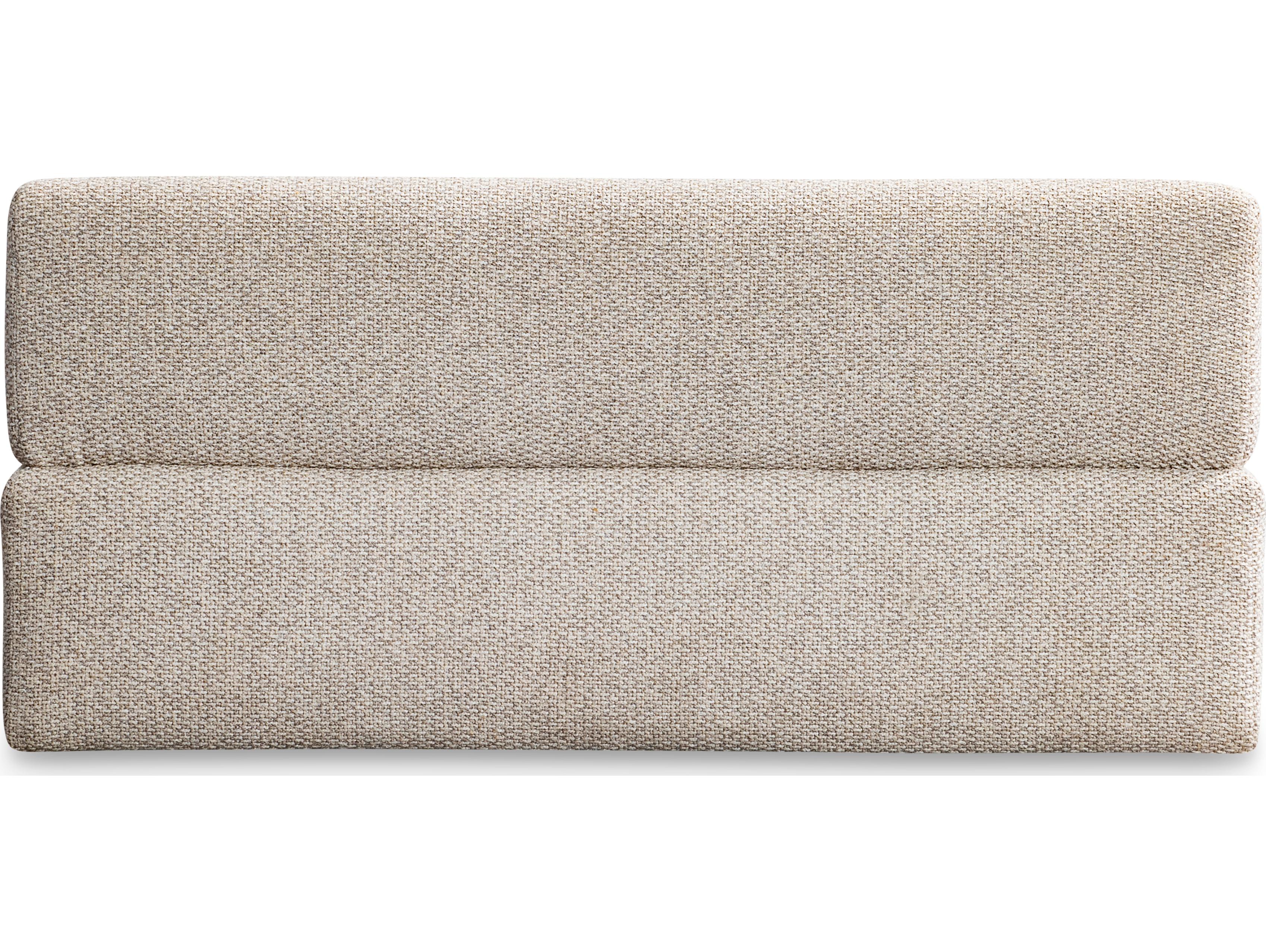 Bernhardt Vista Beige Upholstered Ottoman