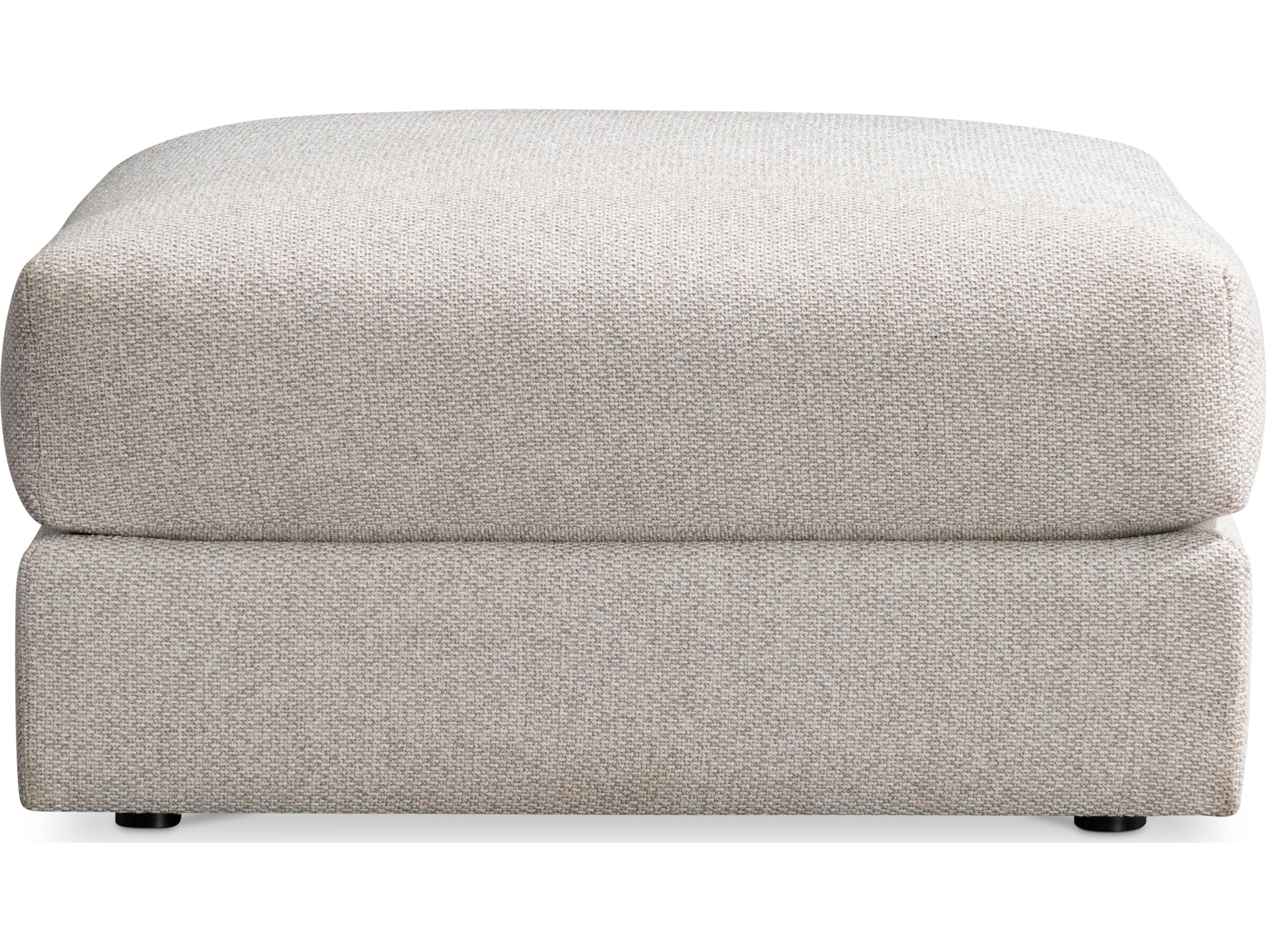 Bernhardt Vista Beige Upholstered Ottoman