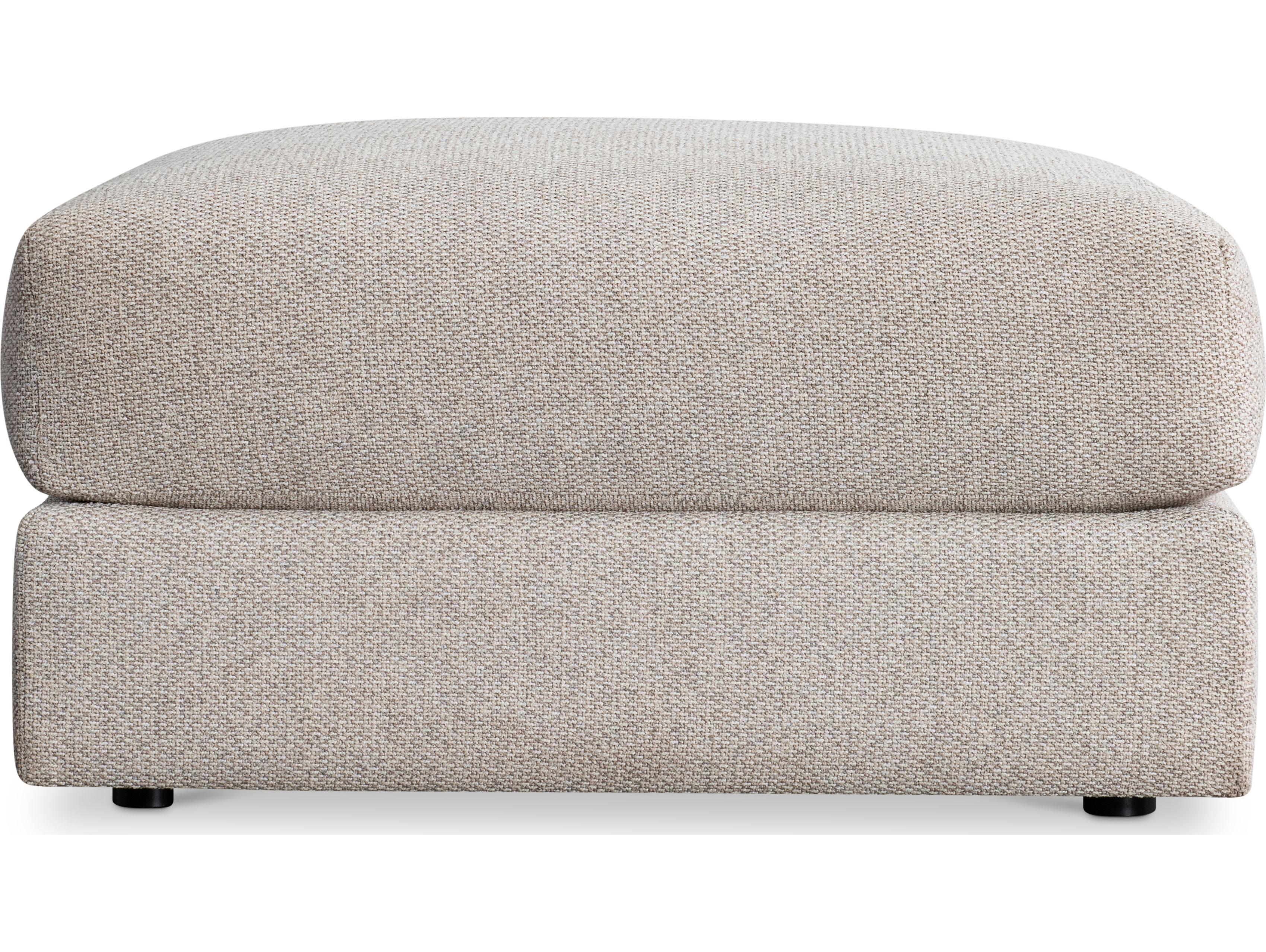 Bernhardt Vista Beige Upholstered Ottoman