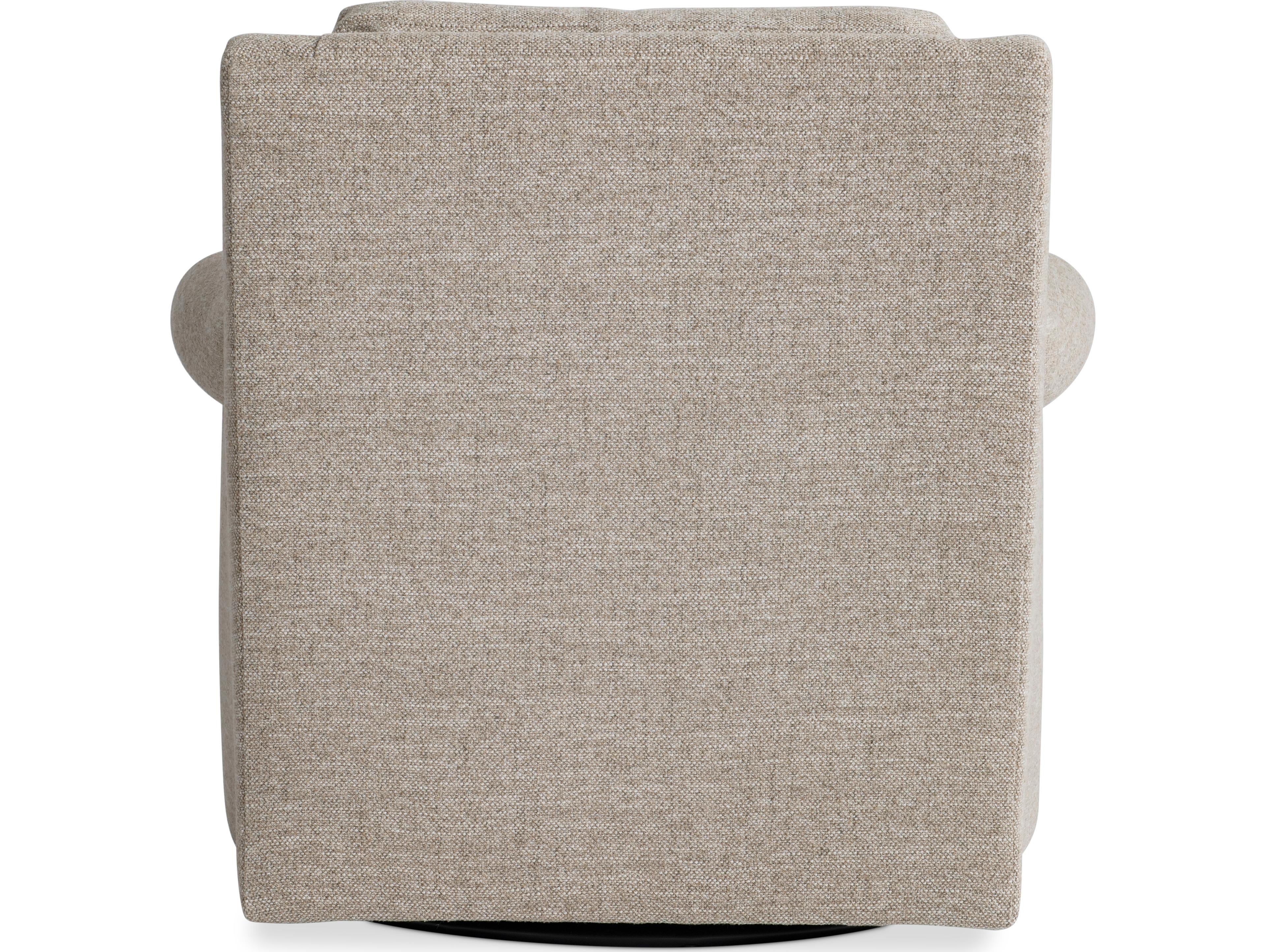 Bernhardt Keirnan Swivel Beige Accent Chair