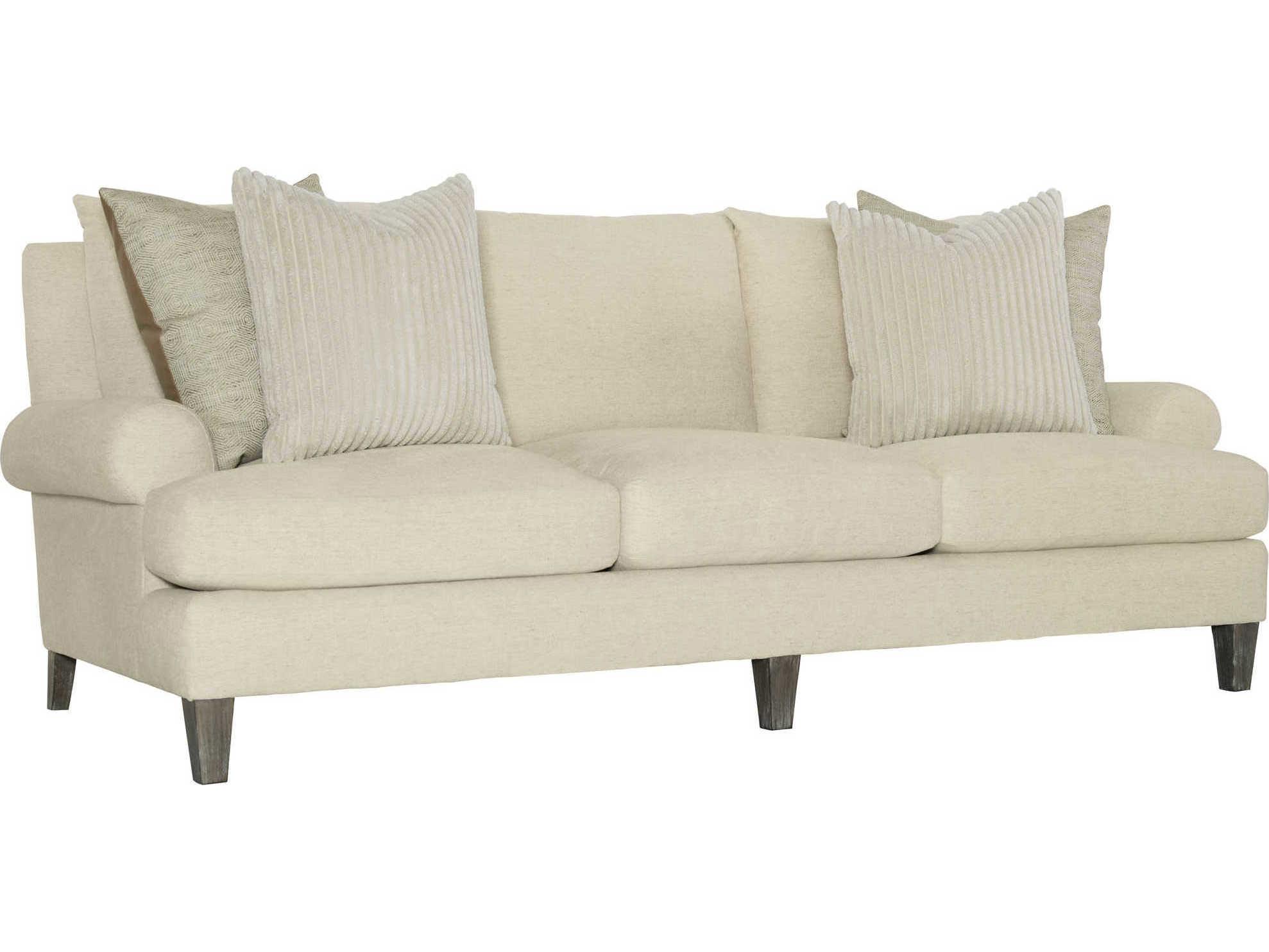 Bernhardt Plush Isabella Portobello Beige Upholstered Sofa