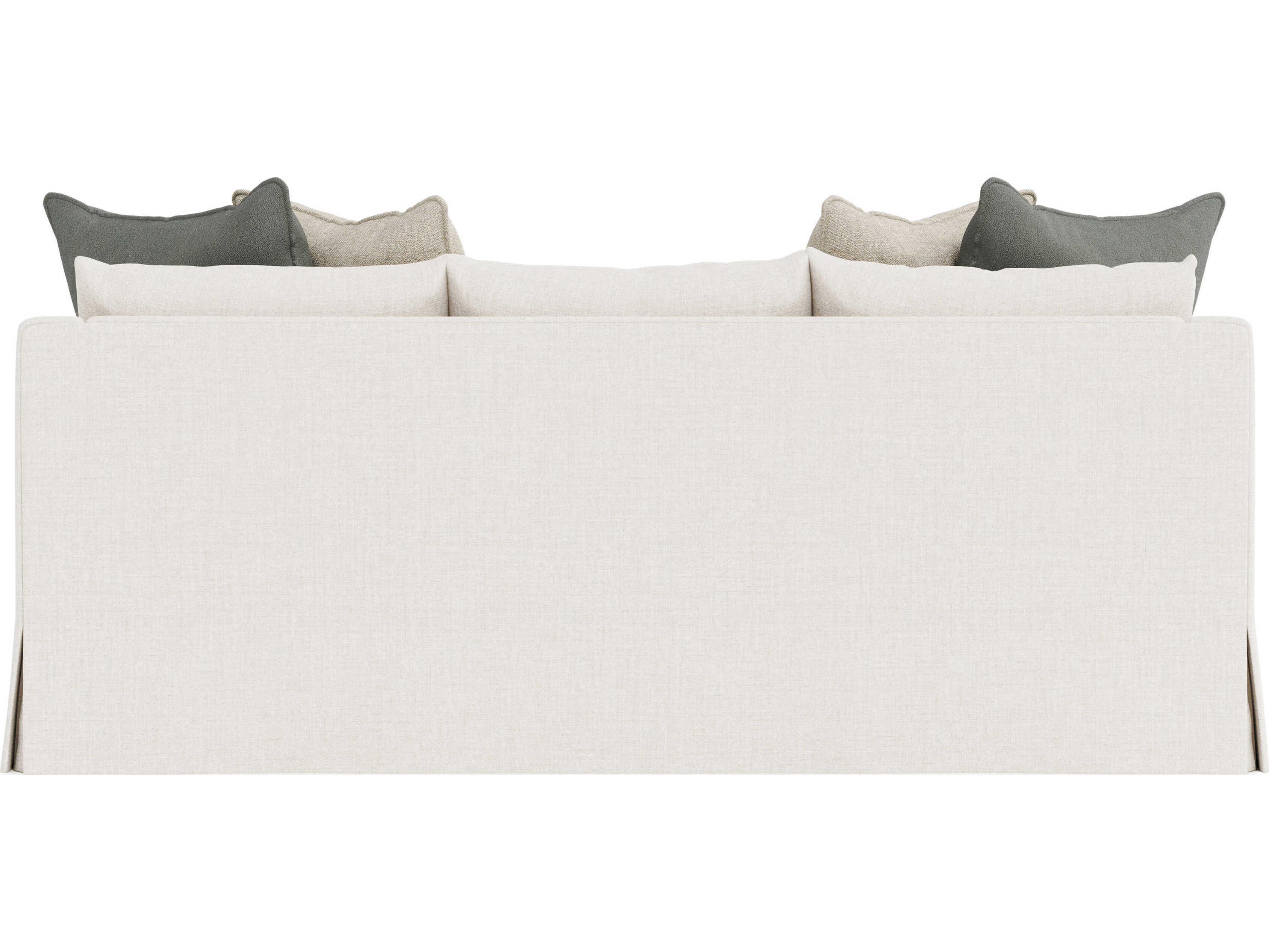 Bernhardt Plush Grace White Upholstered Sofa
