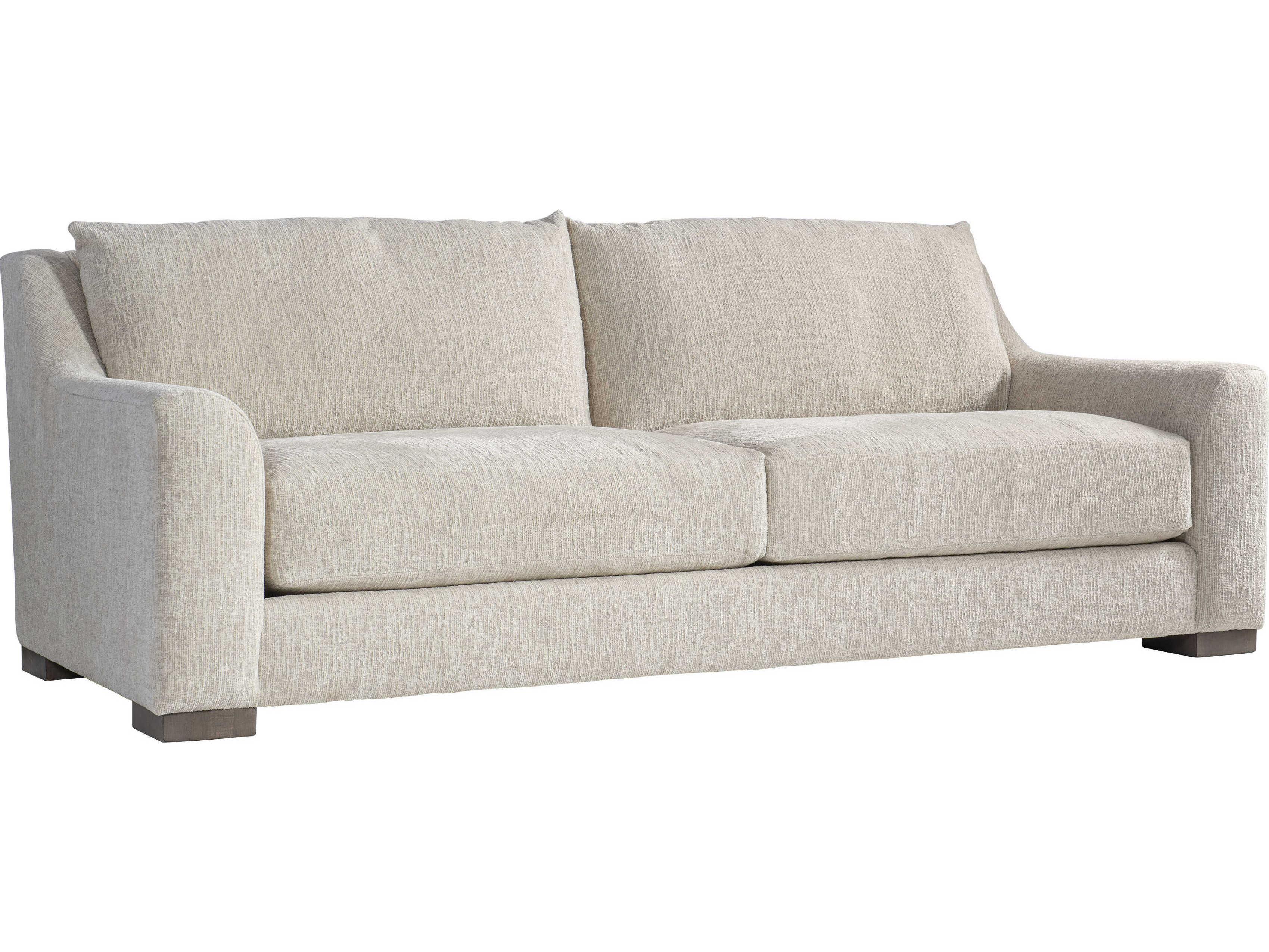 Bernhardt Plush Gabi Portobello Beige Upholstered Sofa
