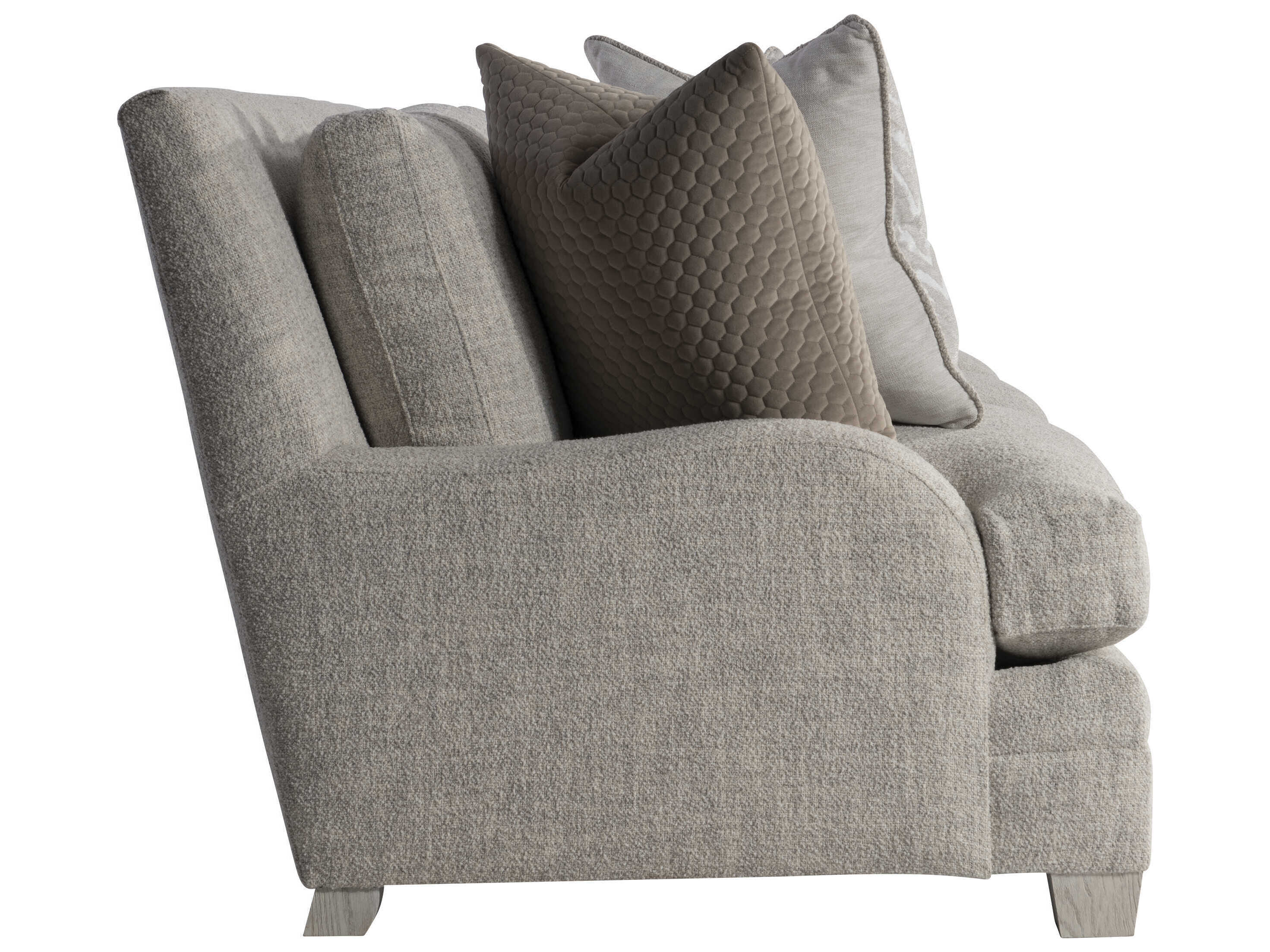 Bernhardt Plush Beige tan Gray Upholstered Sofa