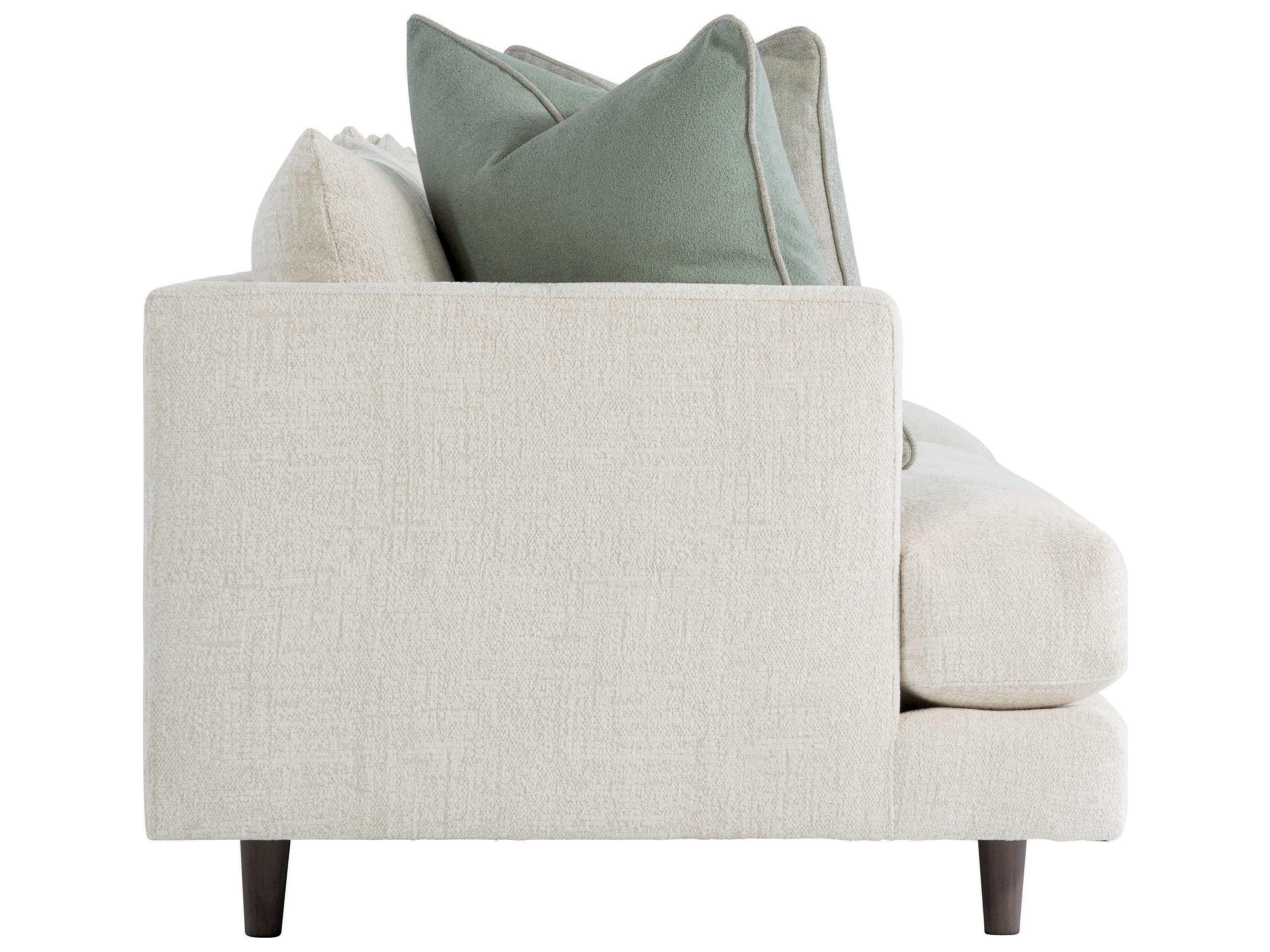 Bernhardt Plush Colette Cream Upholstered Sofa