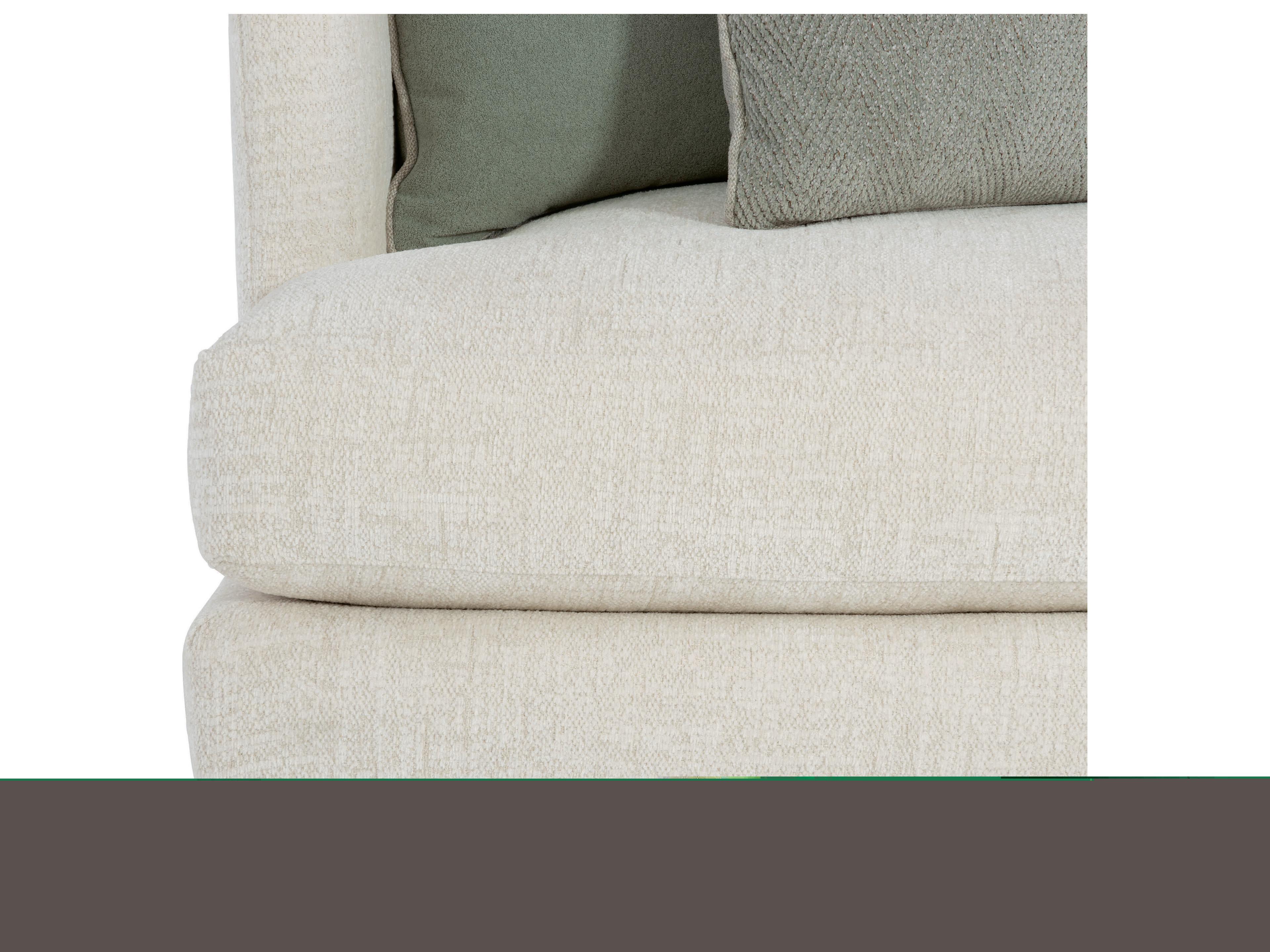 Bernhardt Plush Colette Cream Upholstered Sofa