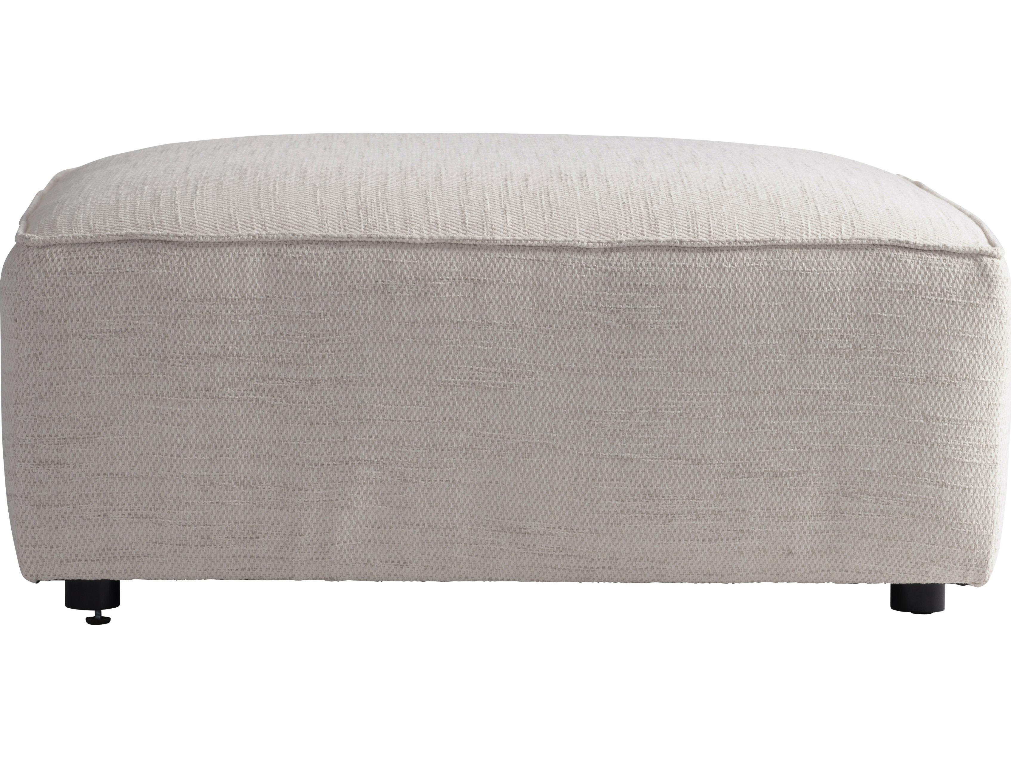Bernhardt Plush White cream Upholstered Ottoman