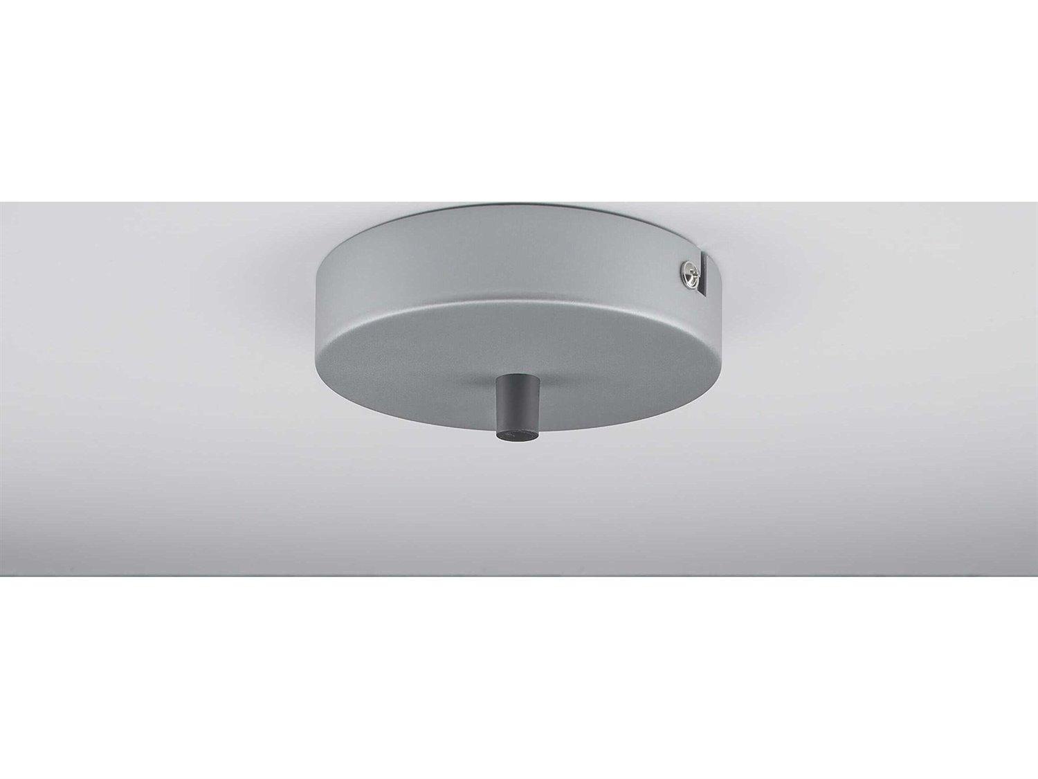 Bruck Lighting Titan 1-Light Red Glass Cylinder Mini Pendant