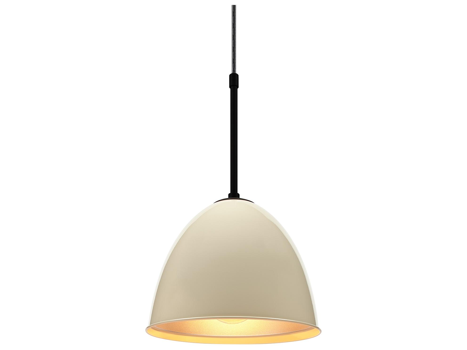 Bruck Lighting Classic 1-Light Chrome Bell Mini Pendant