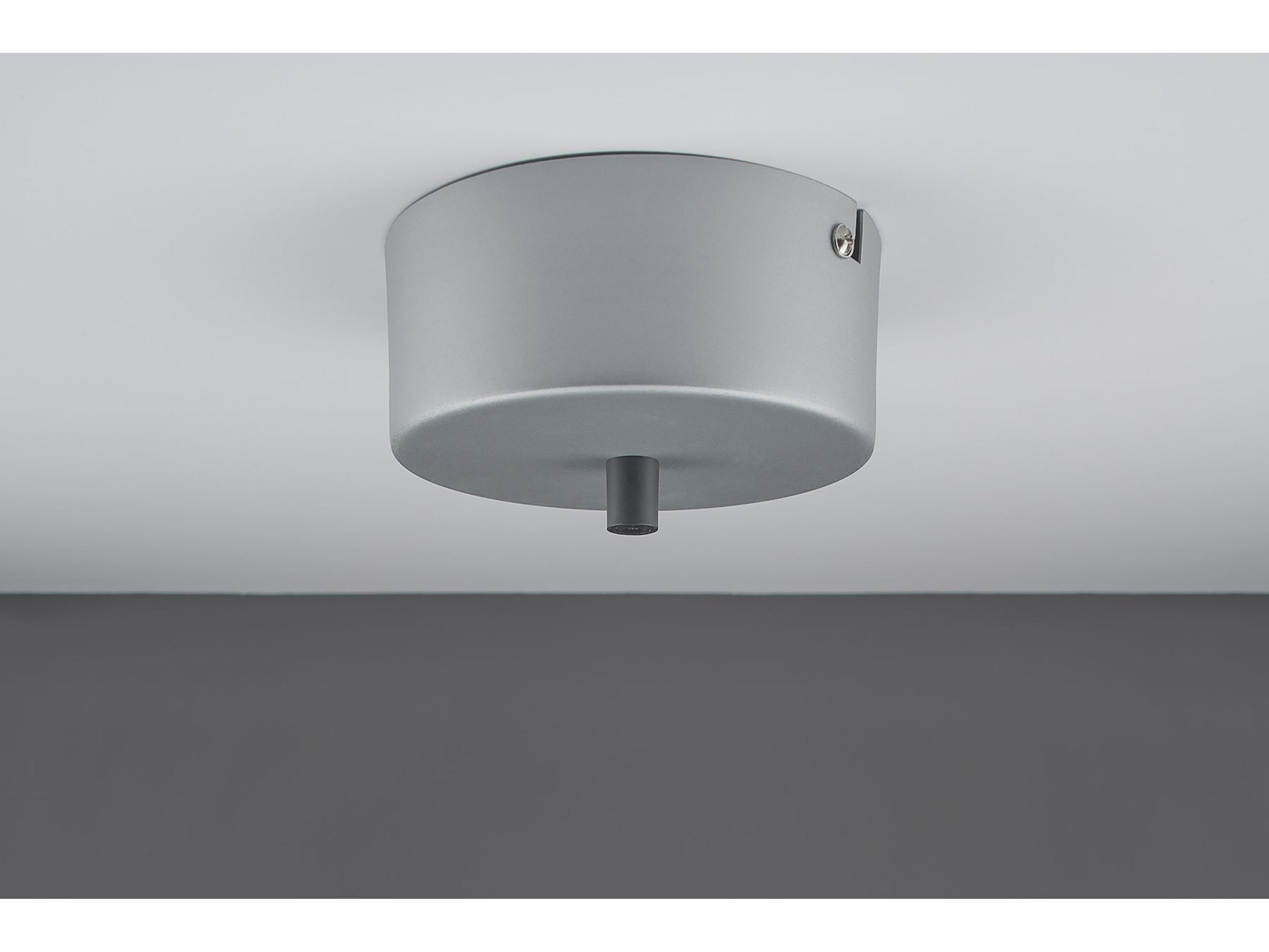 Bruck Lighting Titan 1-Light Red Glass LED Cylinder Mini Pendant